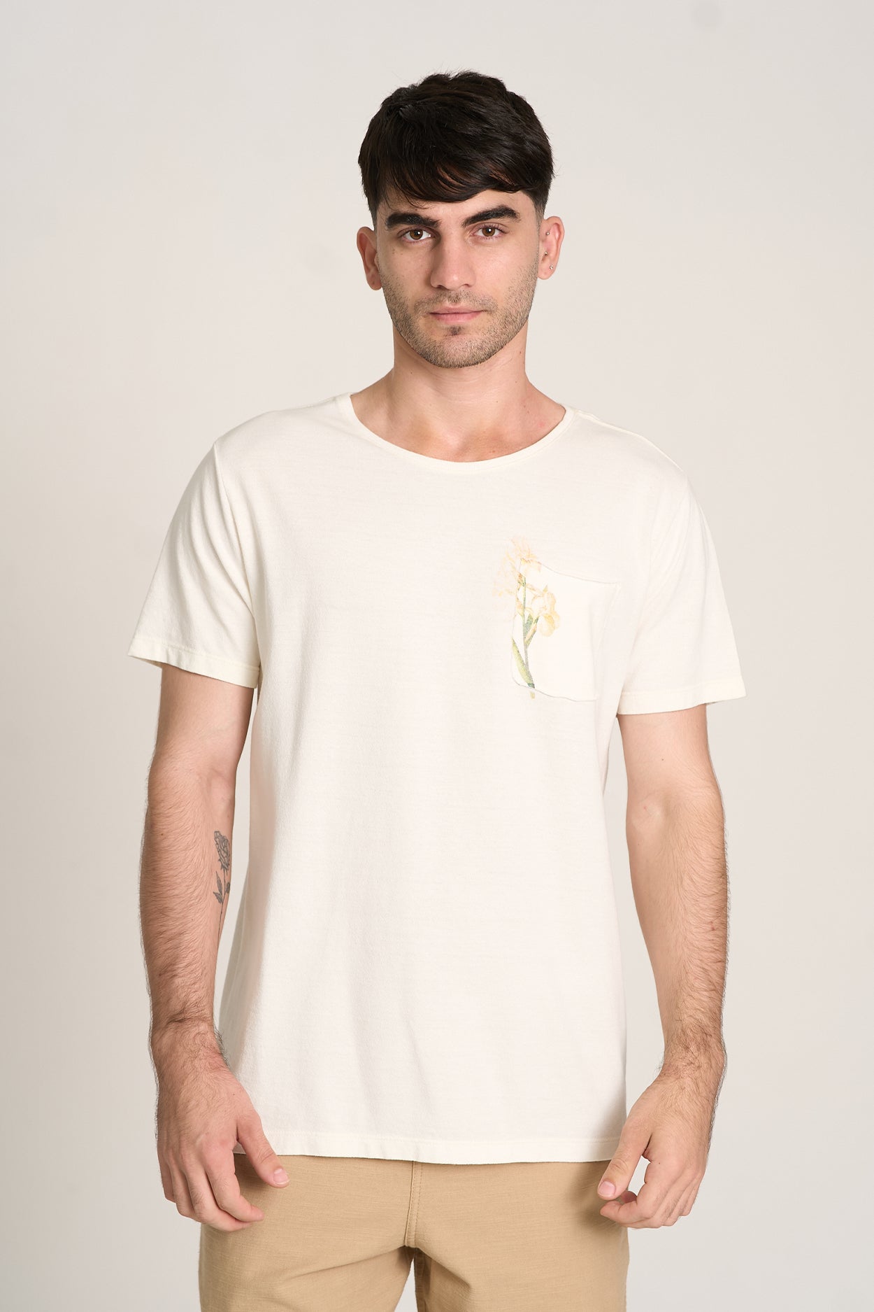 CAMISETA LIRIO BOLSO Off-White
