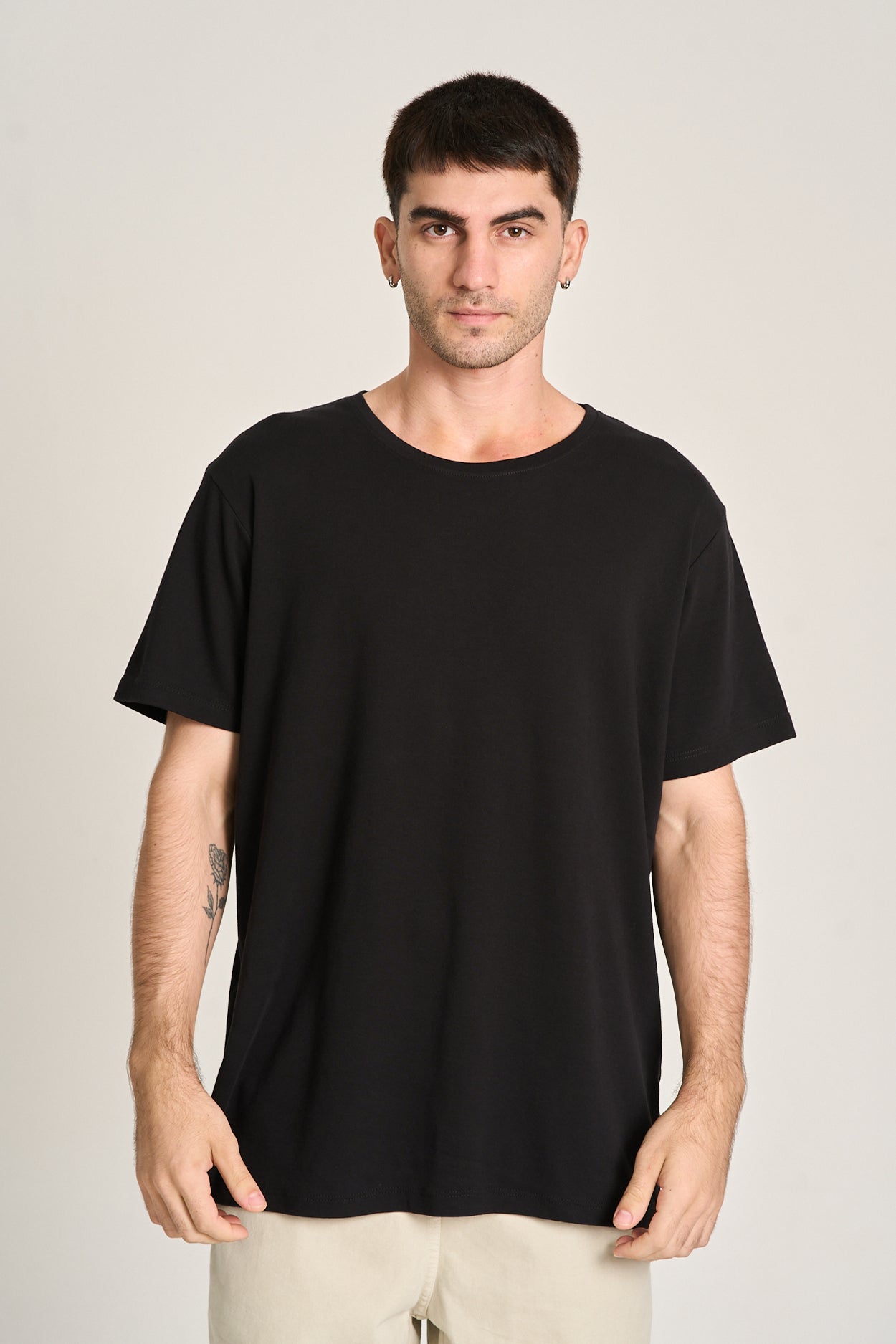 Camiseta Fio Egípcio Preto