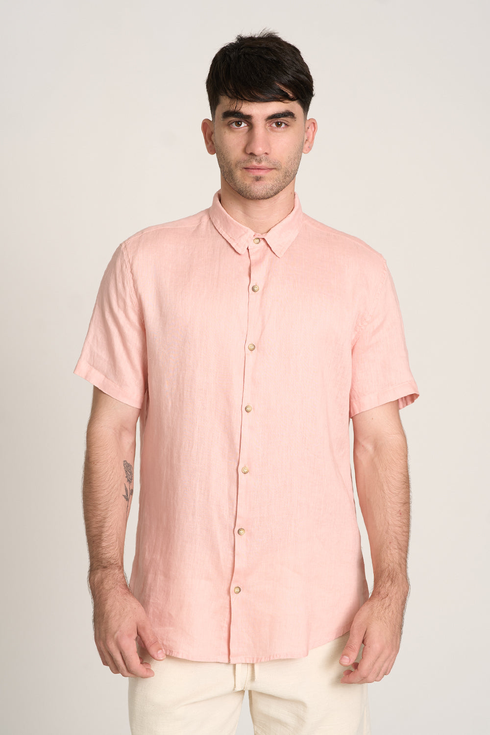 Camisa Puro Linho MC ROSE