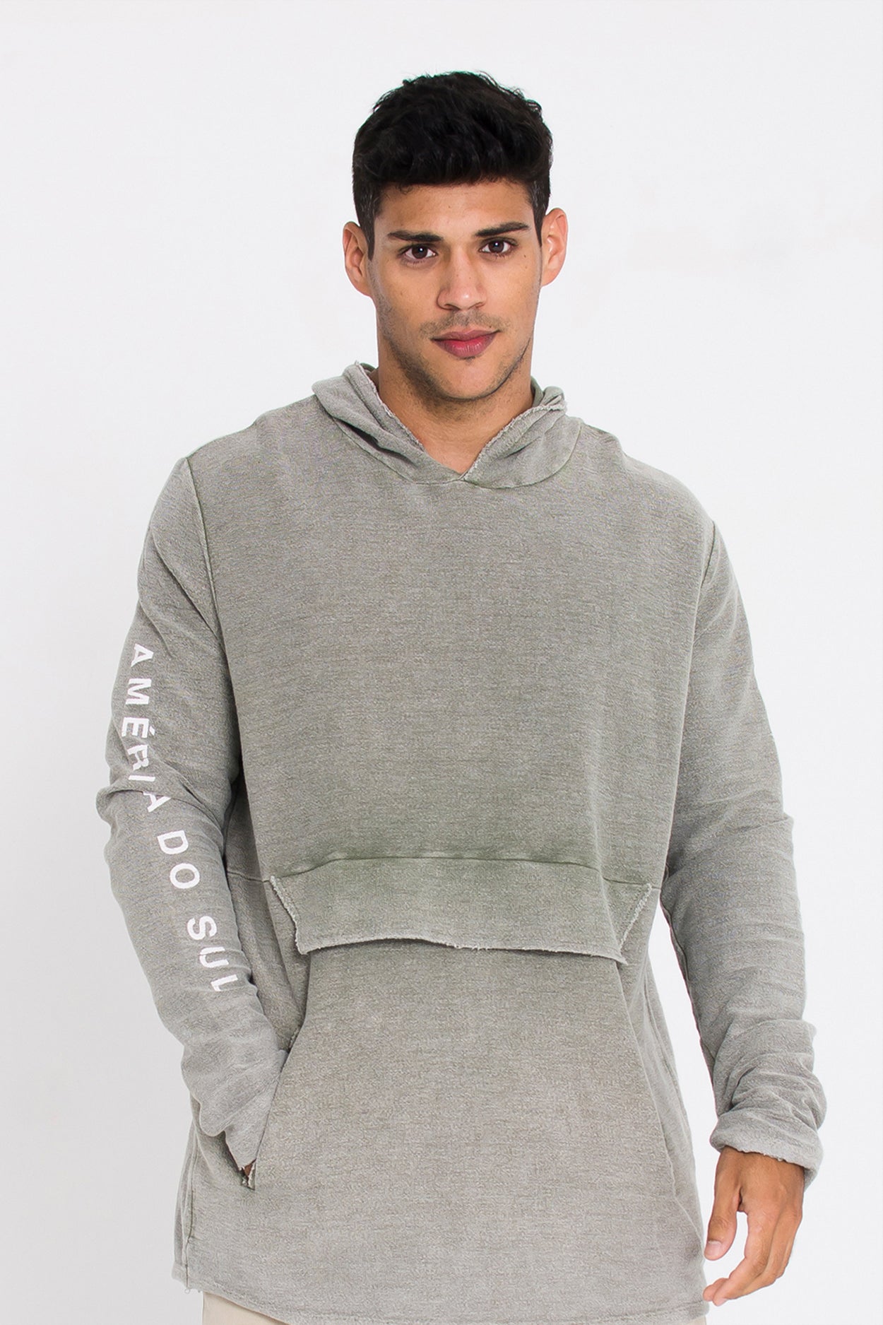 Hoodie Iquitos Marmorizado Verde