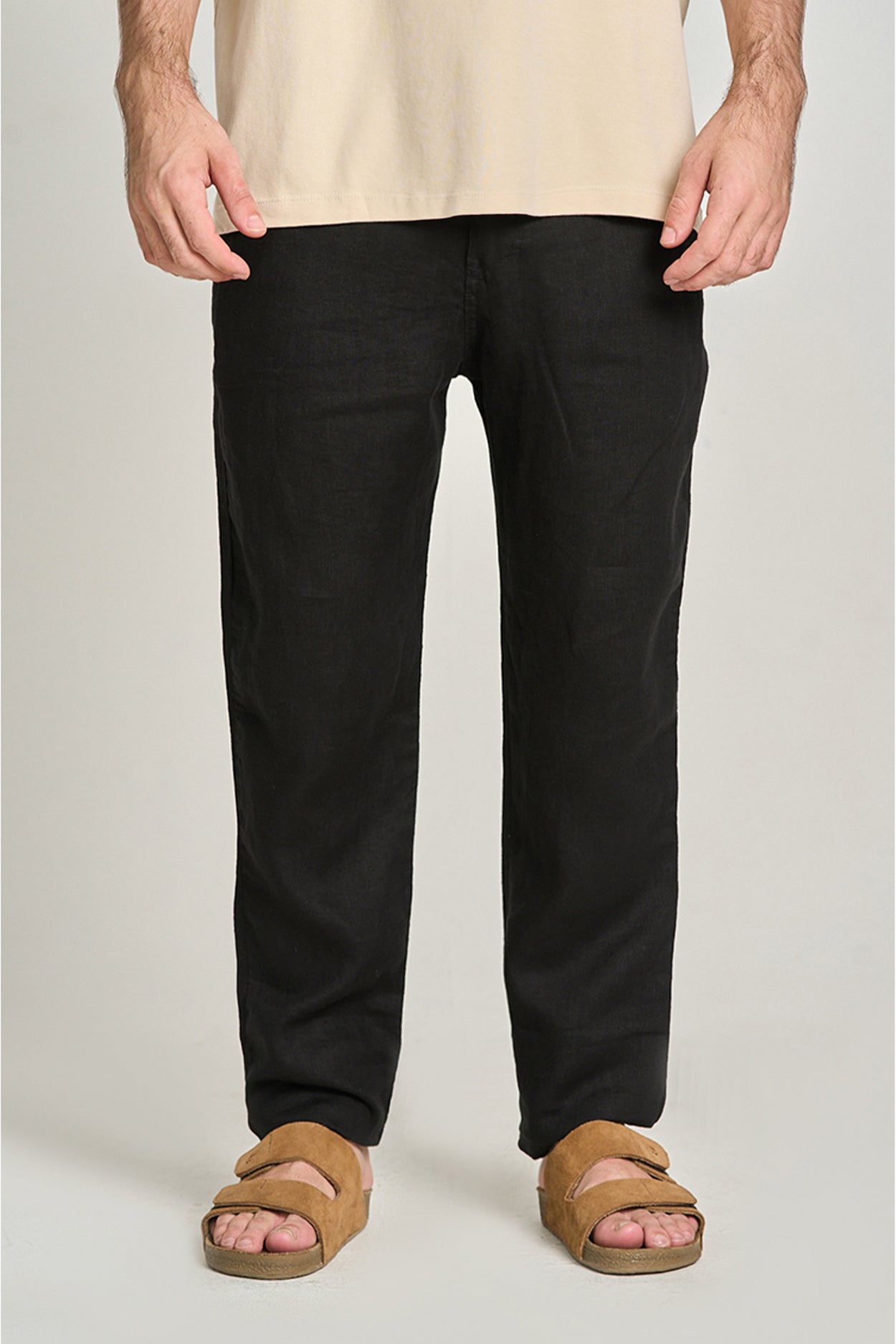 Calça Puro Linho Preto