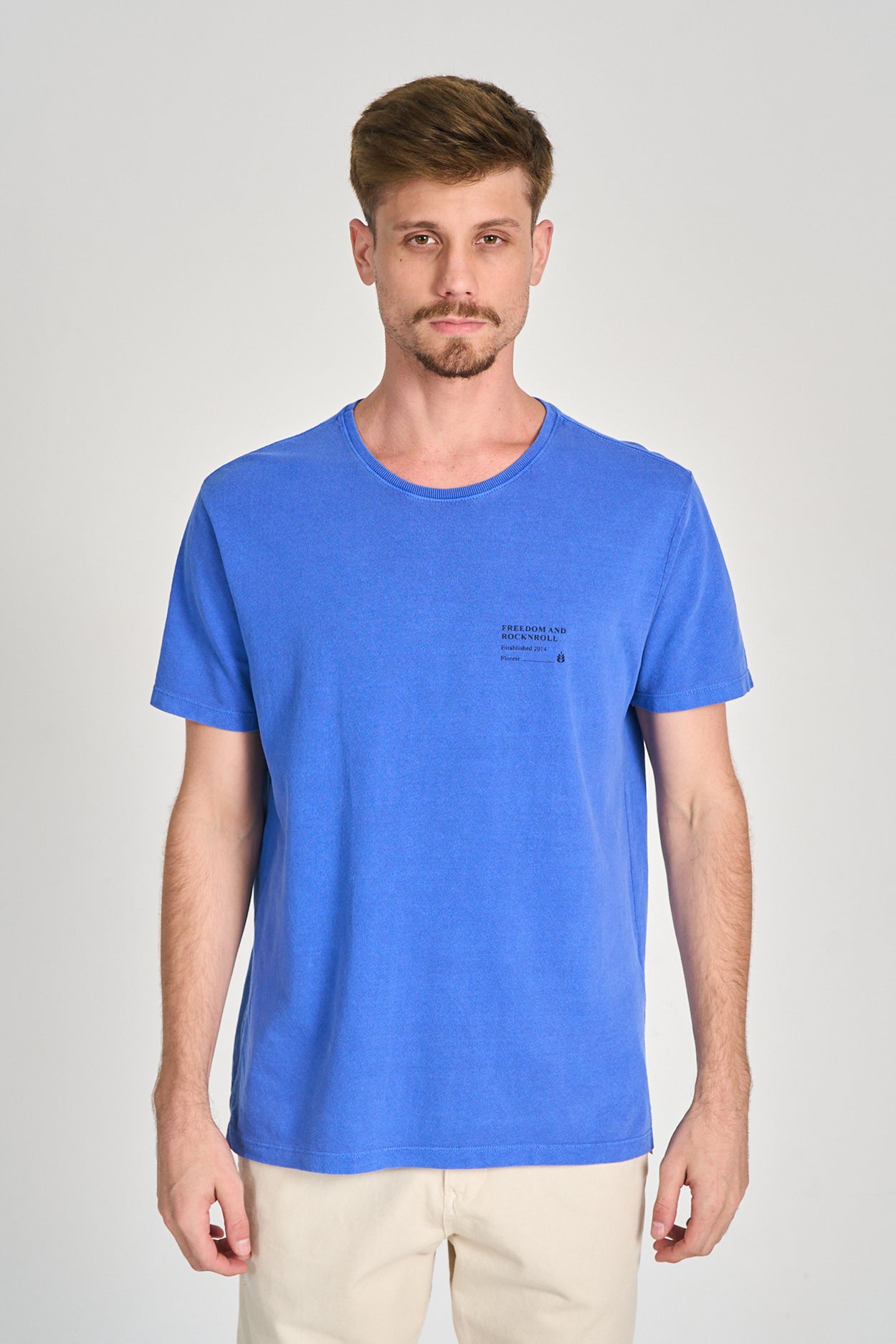 Camiseta Rocknroll Azul