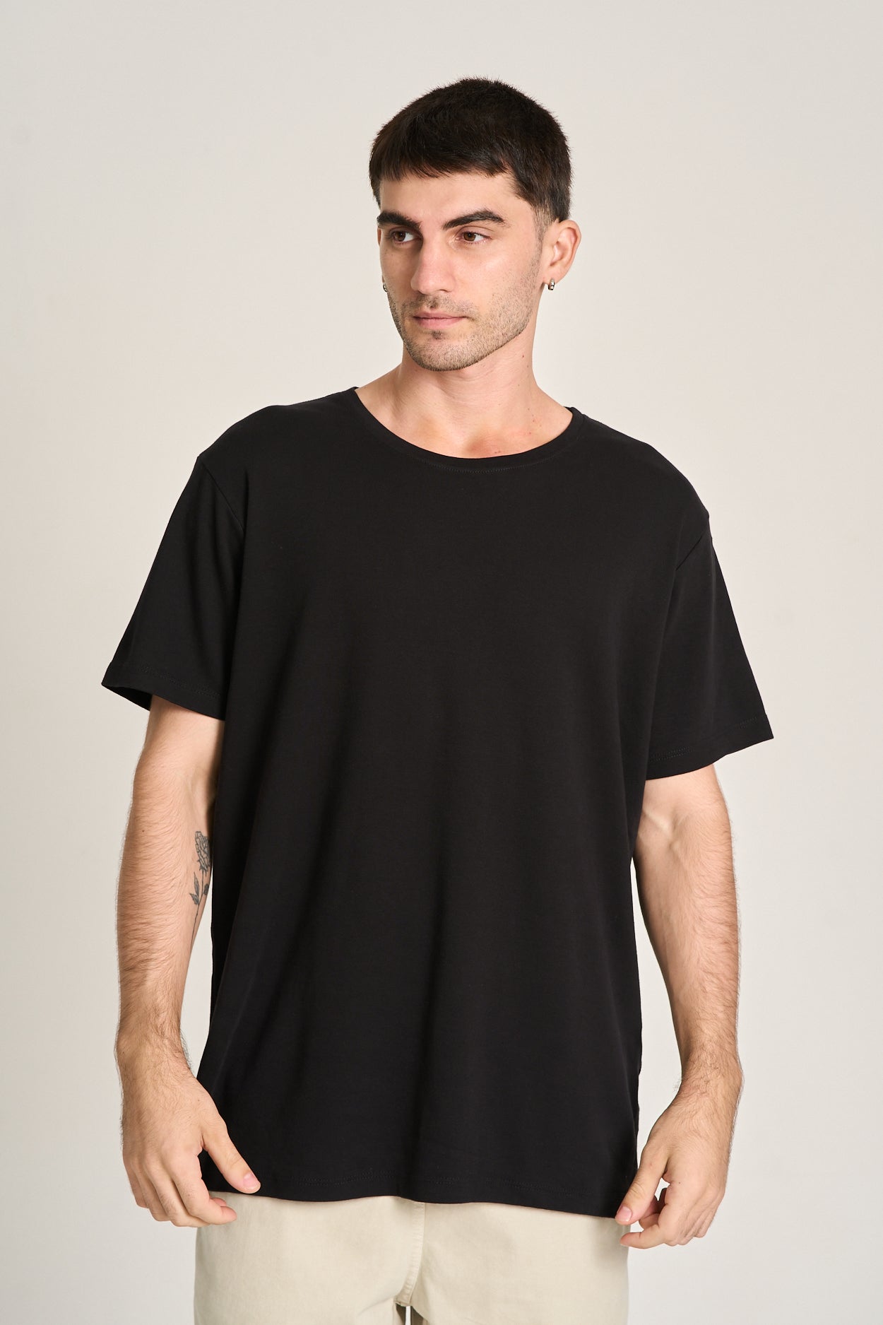 Camiseta Fio Egípcio Preto