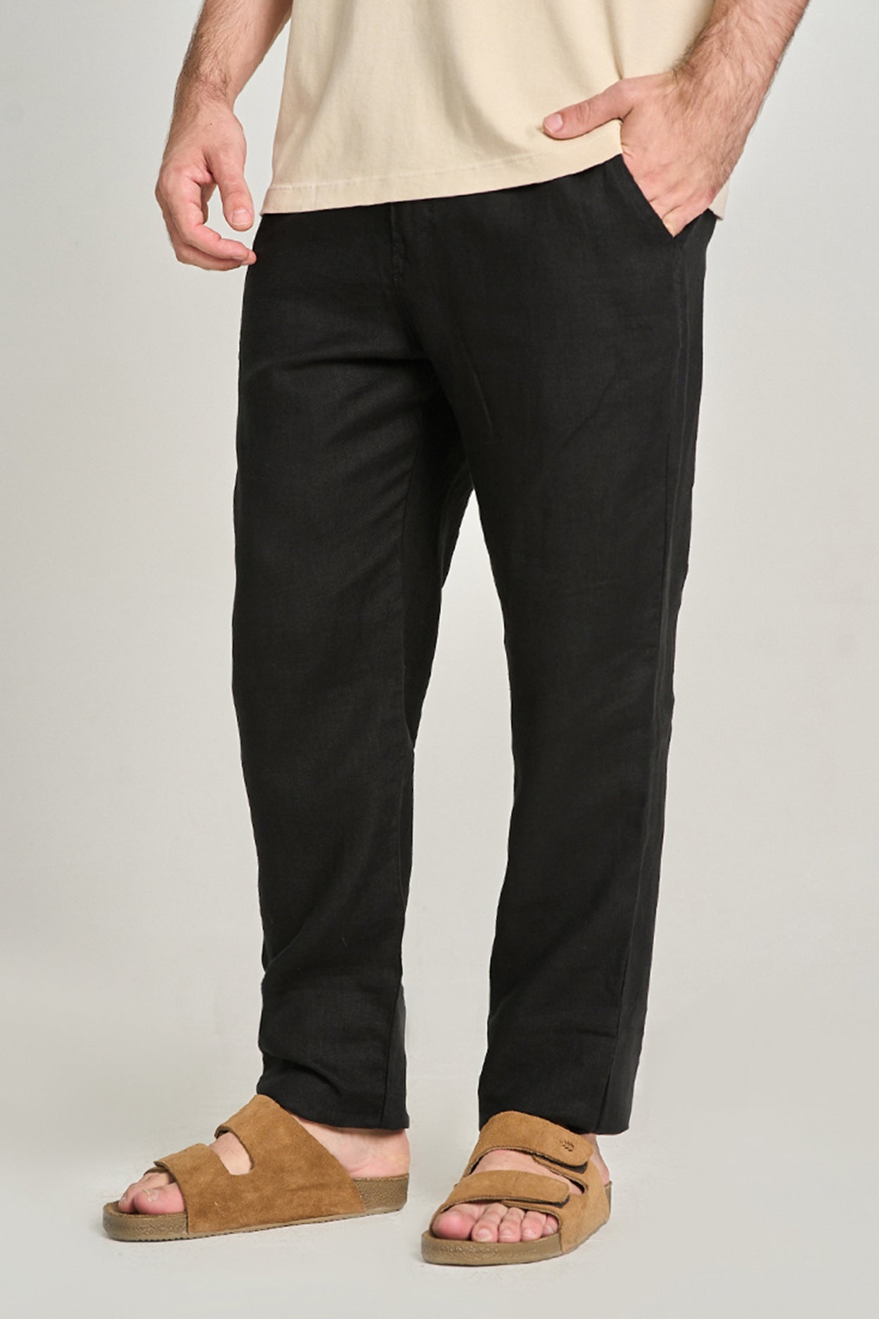 Calça Puro Linho Preto