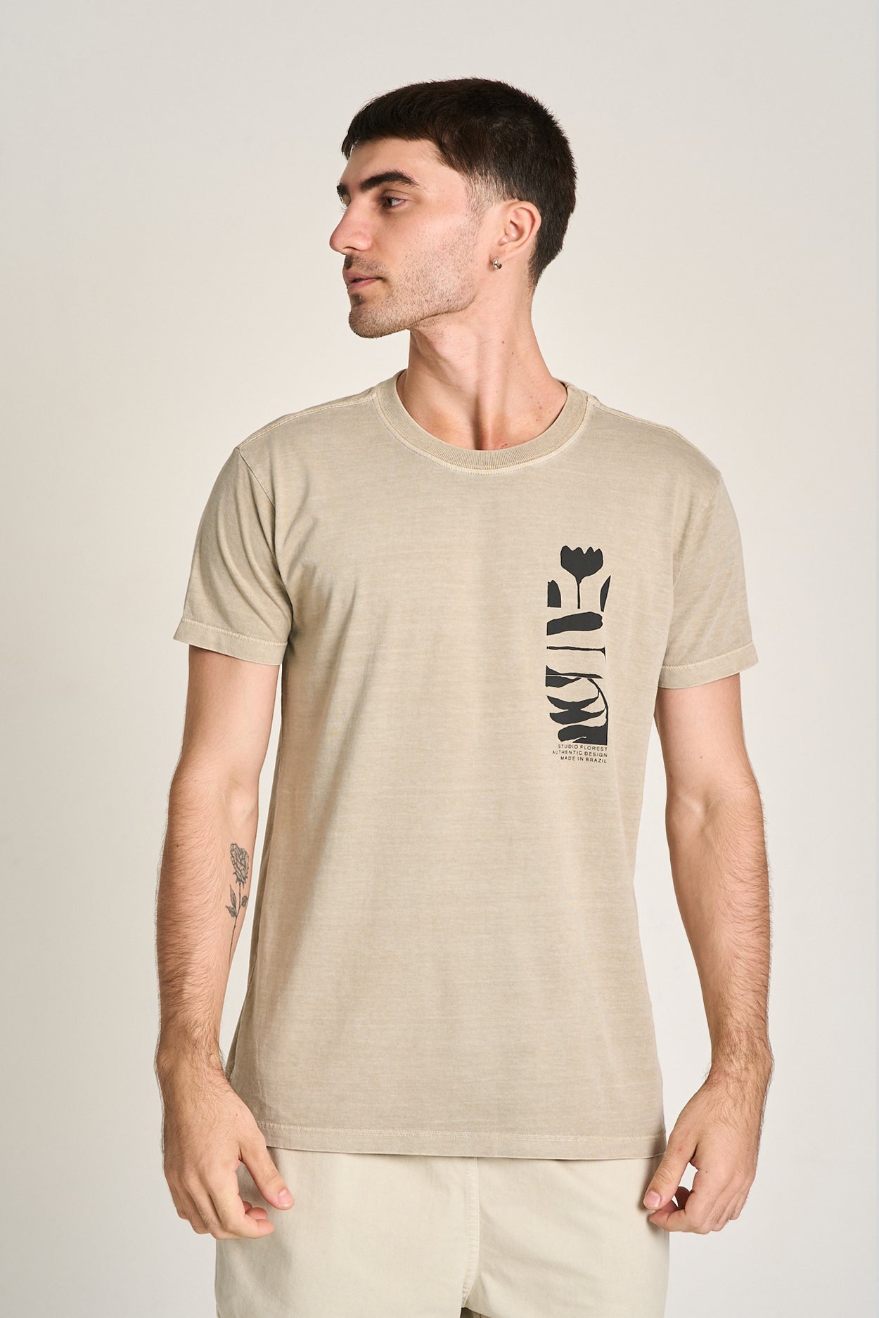 CAMISETA GARDEN Caqui