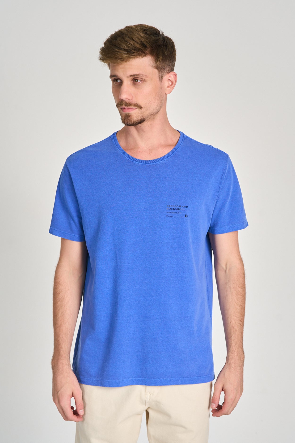 Camiseta Rocknroll Azul