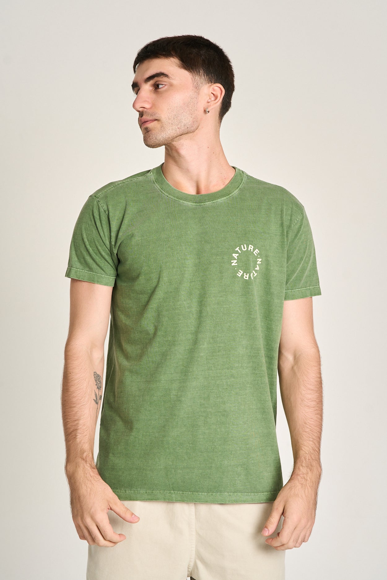 CAMISETA NATURE CIRCLE Verde Folha