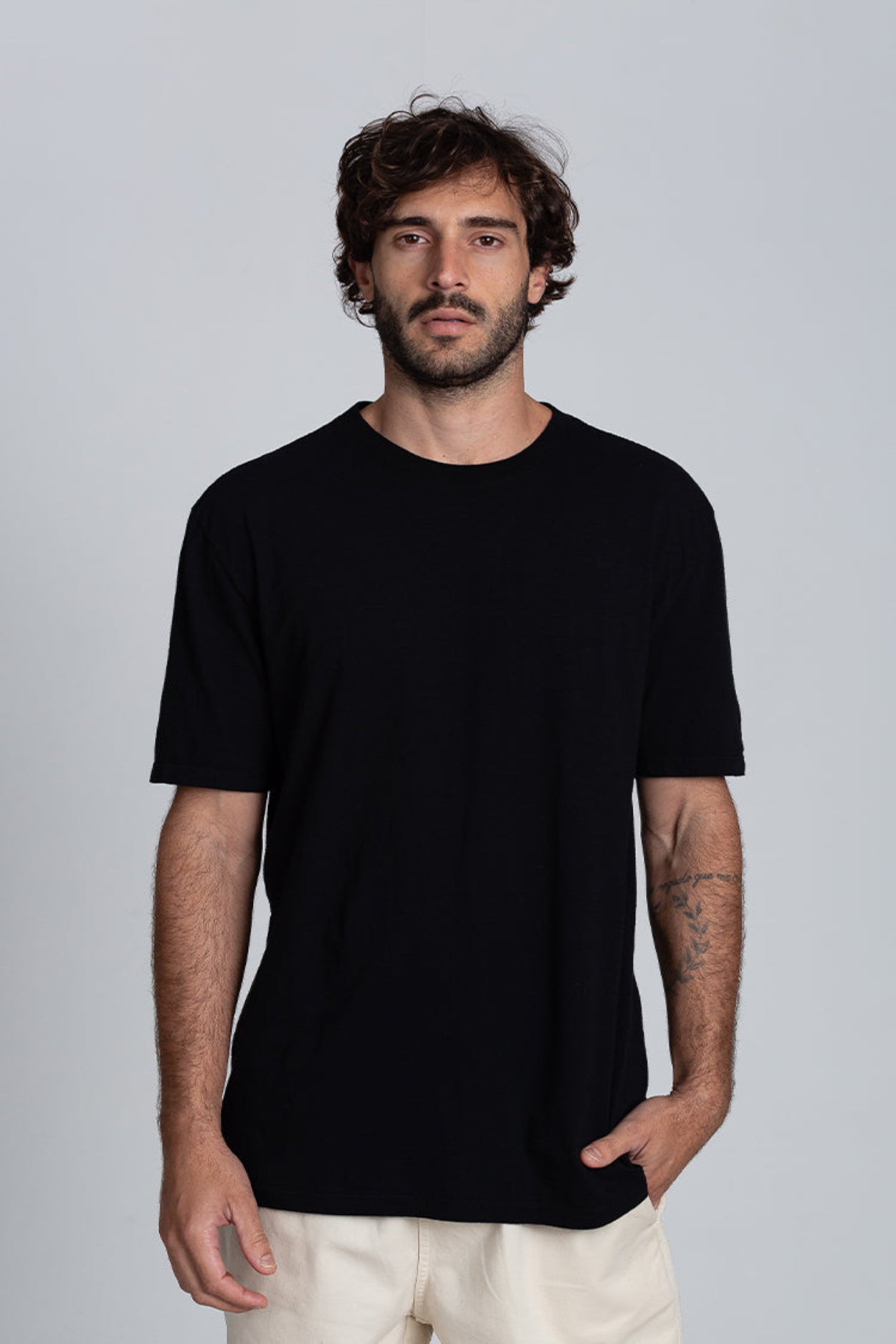 Camiseta Nature Lovers Club Oversized Preto