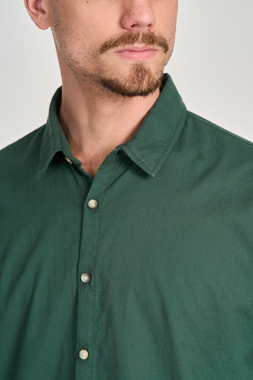 Camisa Flat MC Verde Musgo