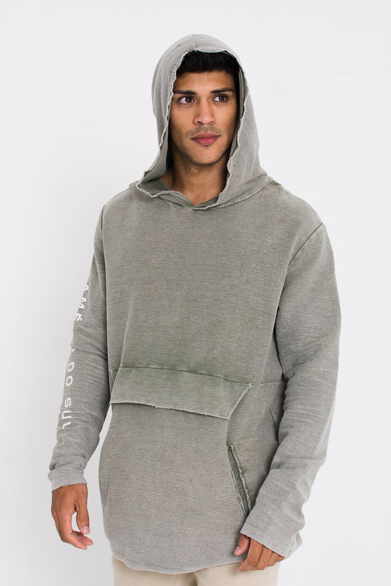 Hoodie Iquitos Marmorizado Verde