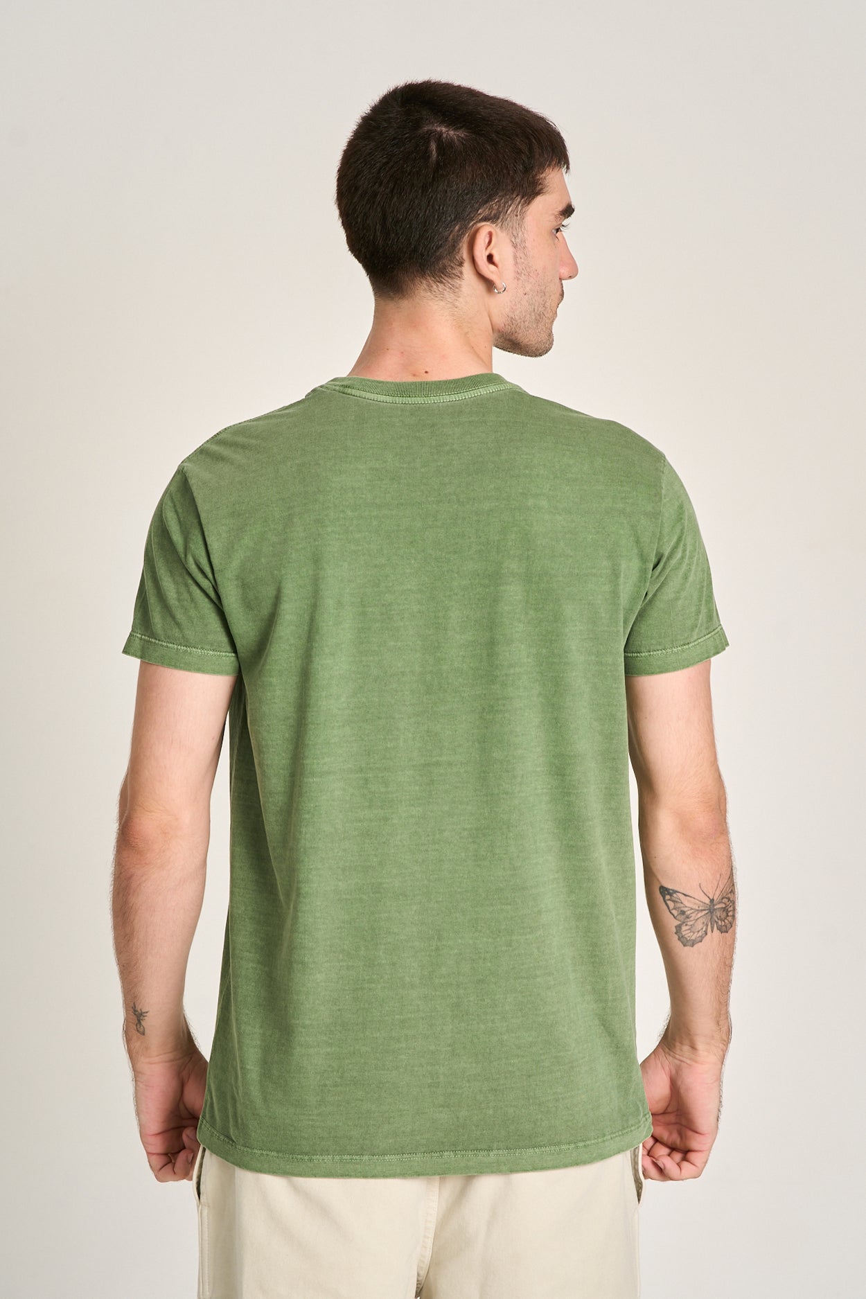 Camiseta Basic Stone Verde Bandeira
