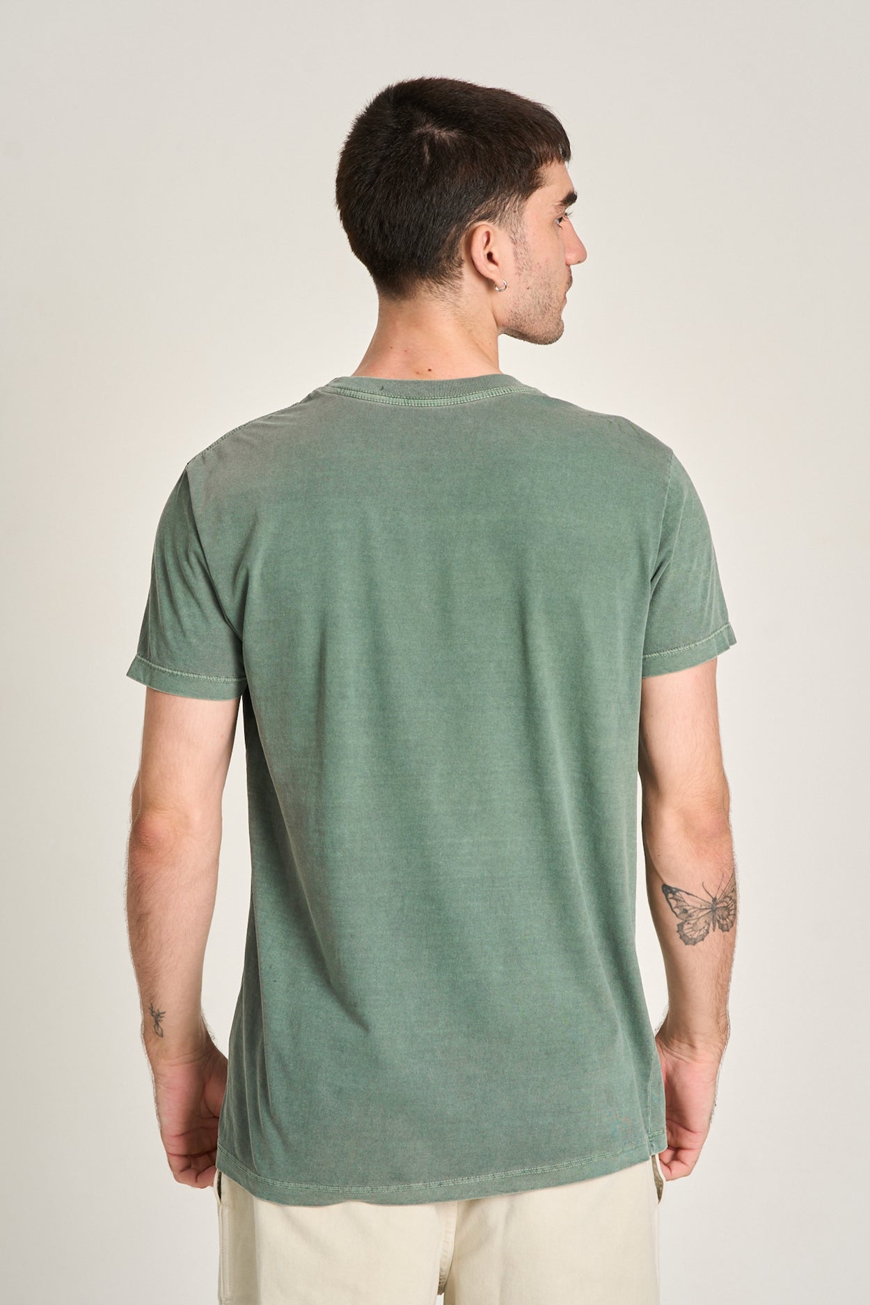 Camiseta Basic Stone Verde Escuro