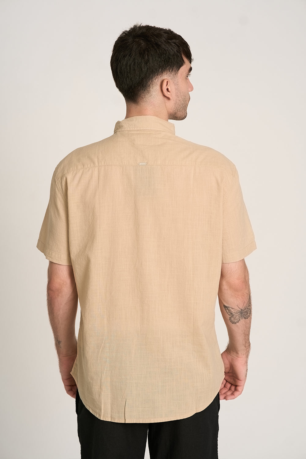 Camisa Flat MC Caqui