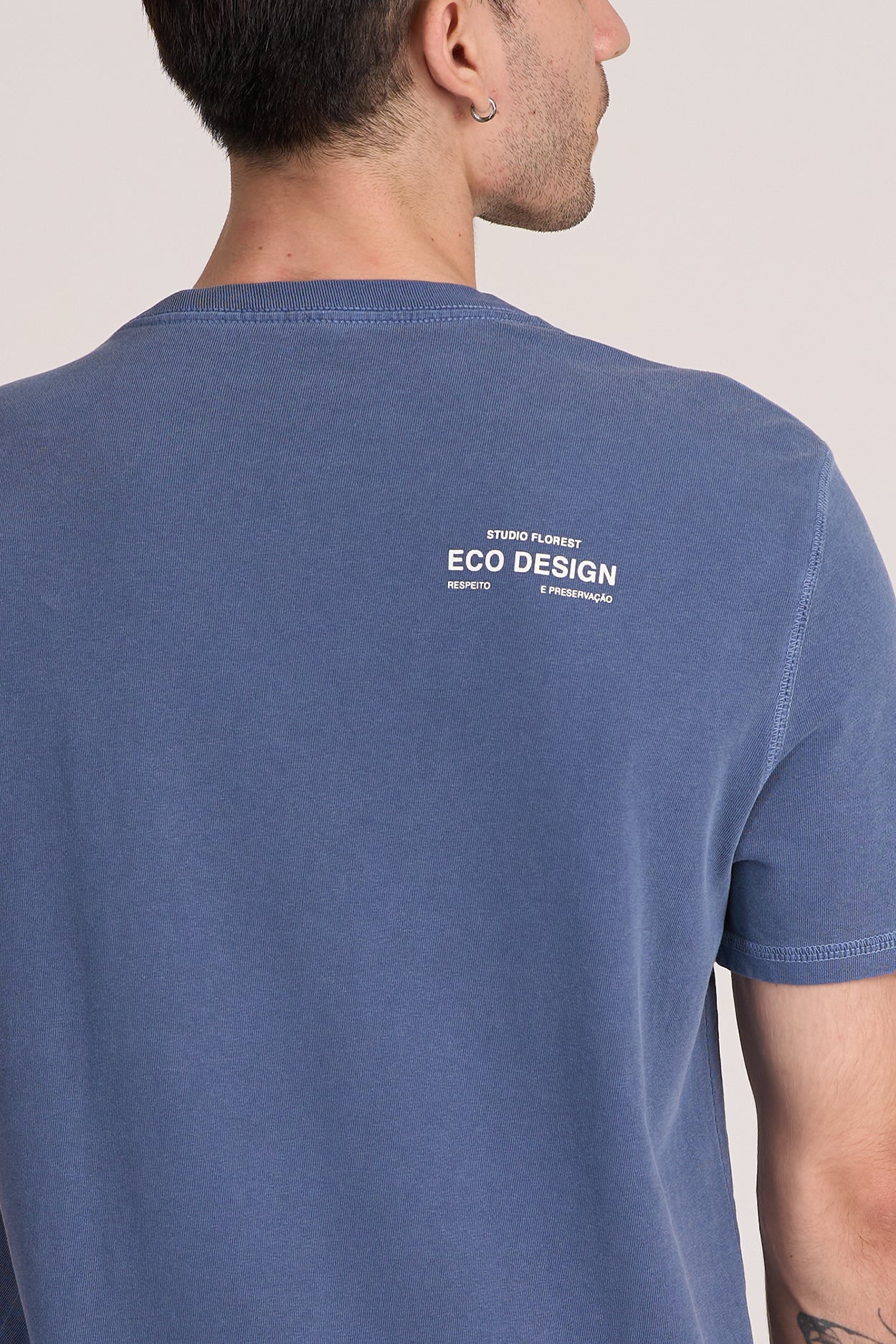 Camiseta Eco Design Azul