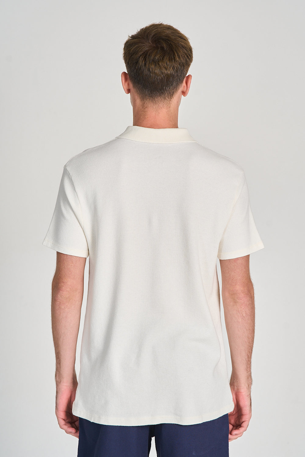 Camisa Polo Quadrile Natural