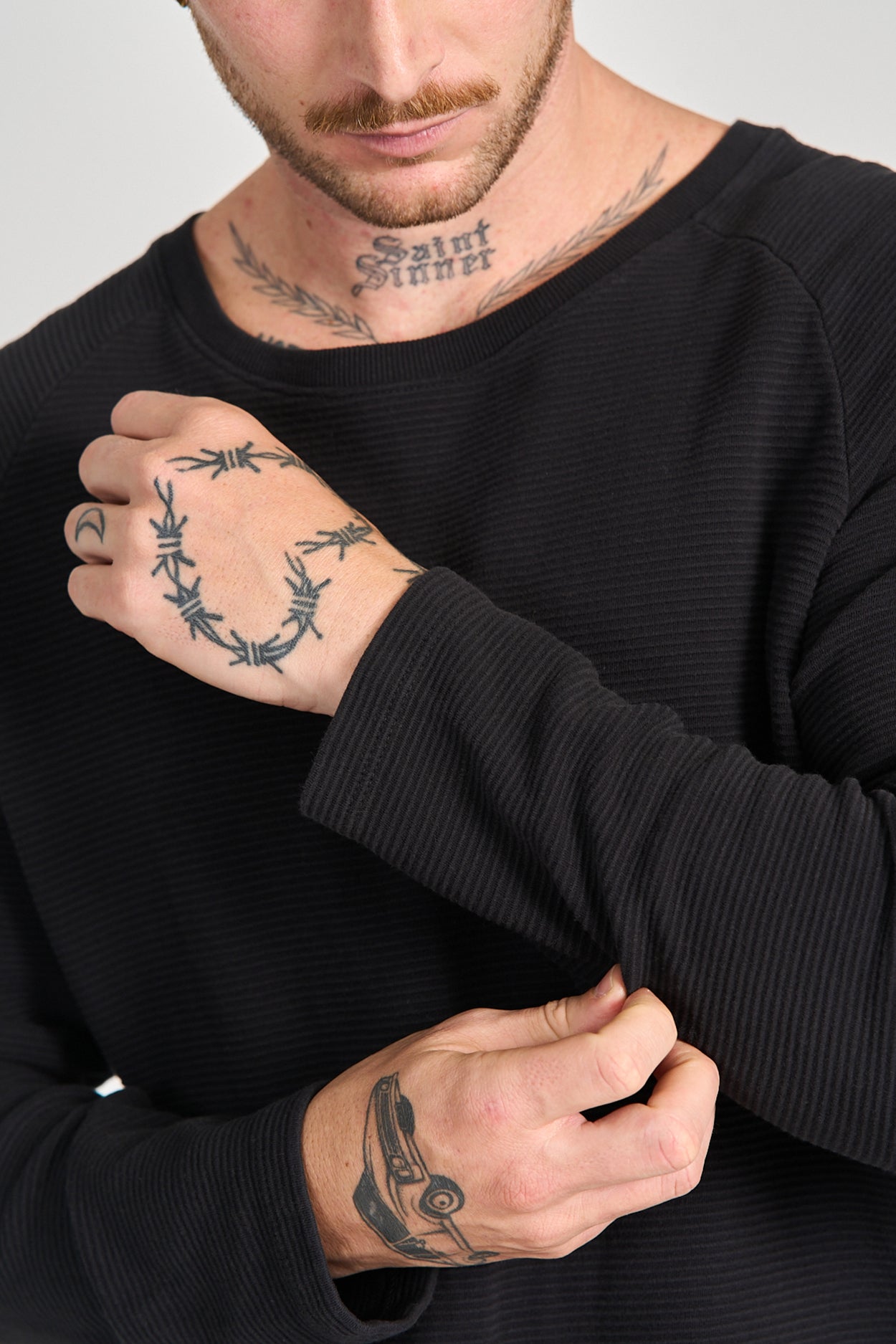 Camiseta Raglan Layer ML Preto Reativo