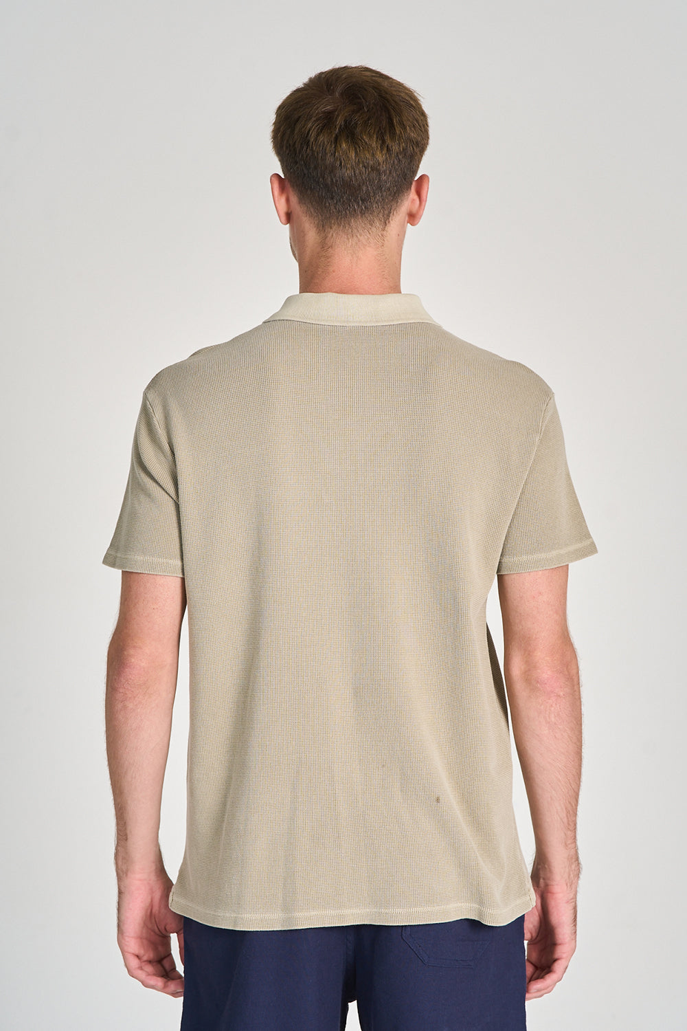 Camisa Polo Quadrile Caqui
