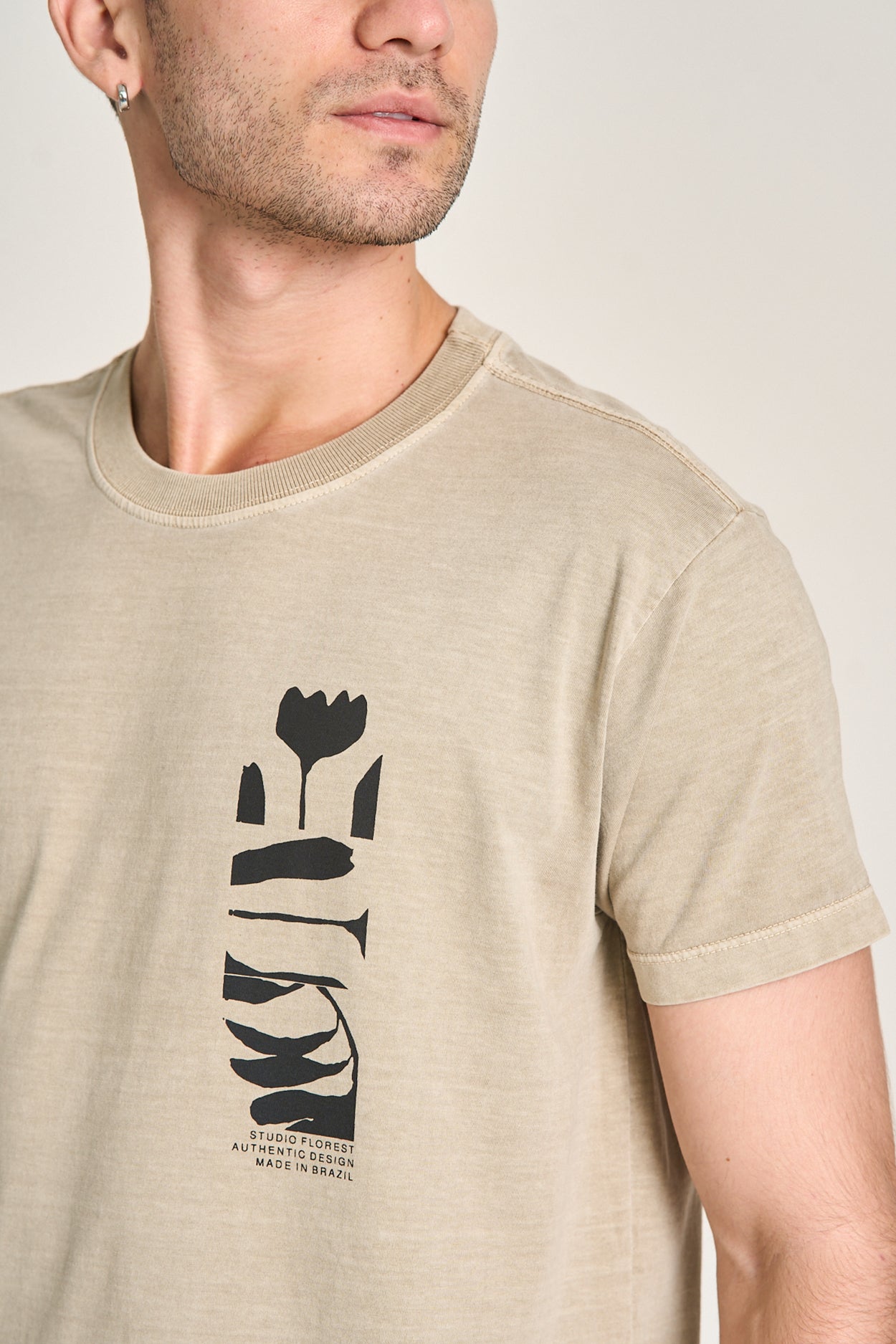 CAMISETA GARDEN Caqui