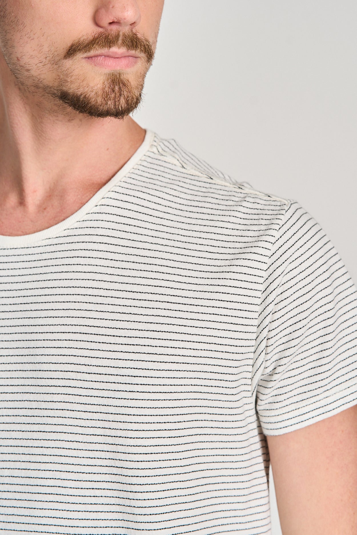 Camiseta Pasco Listrada Branco