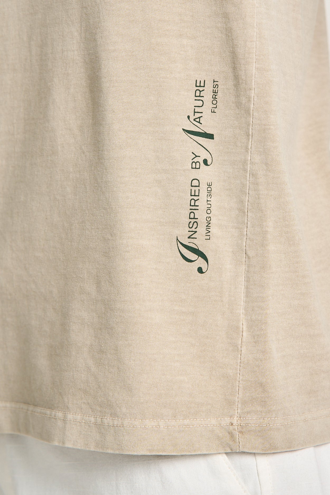 Camiseta Inspired by Nature Caqui