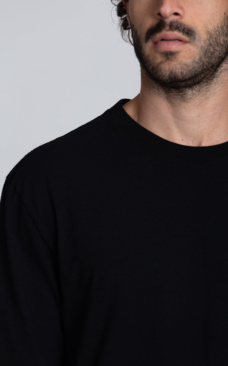 Camiseta Nature Lovers Club Oversized Preto