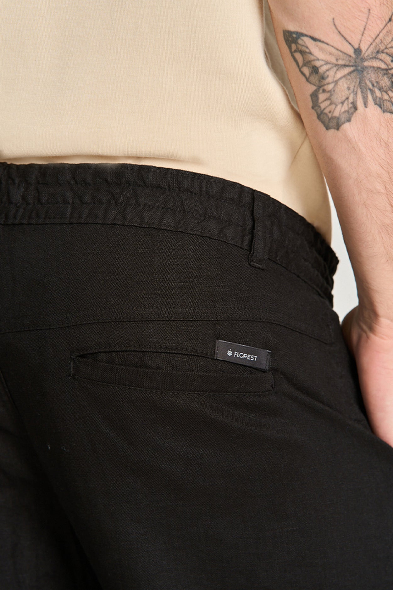 Calça Puro Linho Preto
