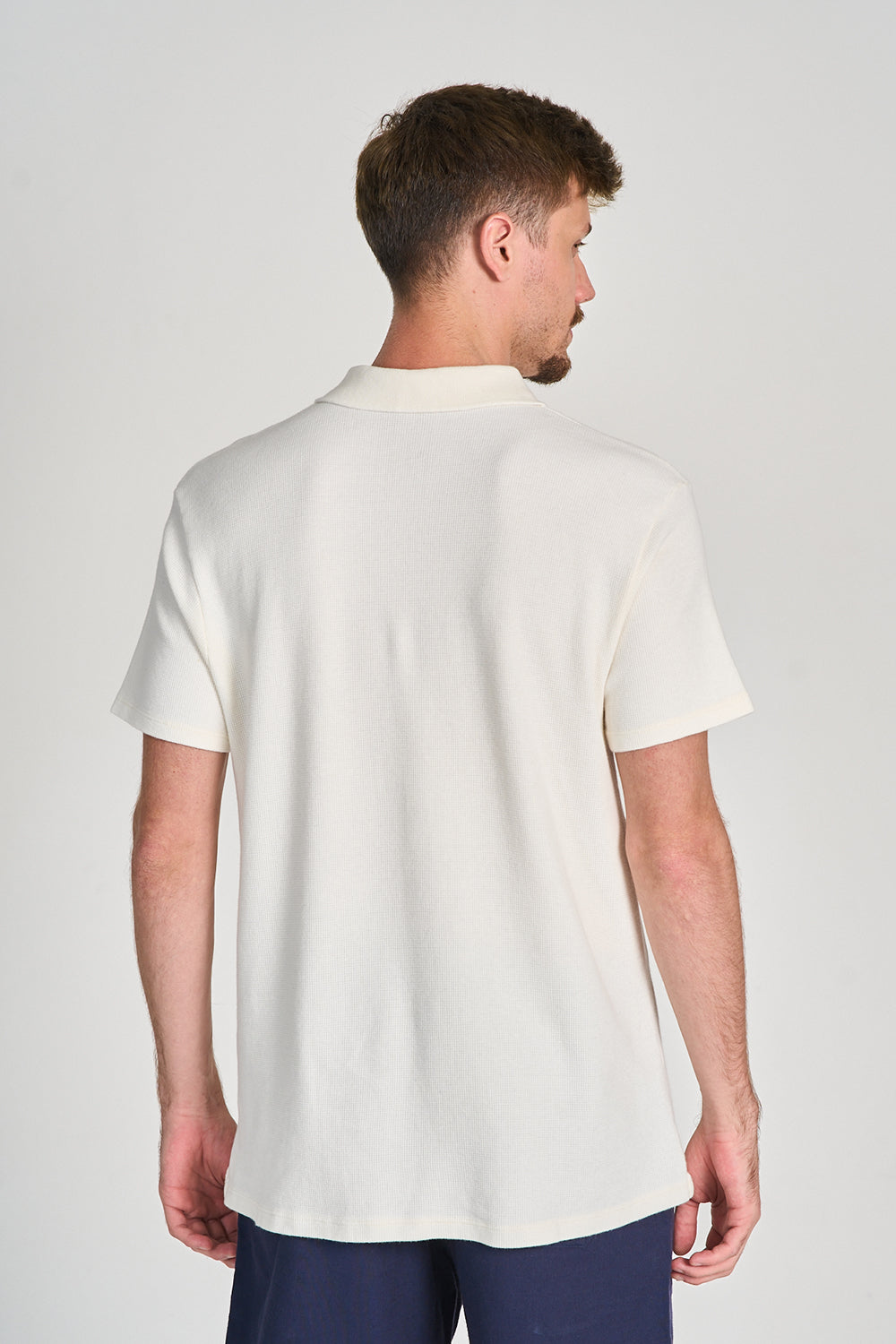Camisa Polo Quadrile Natural