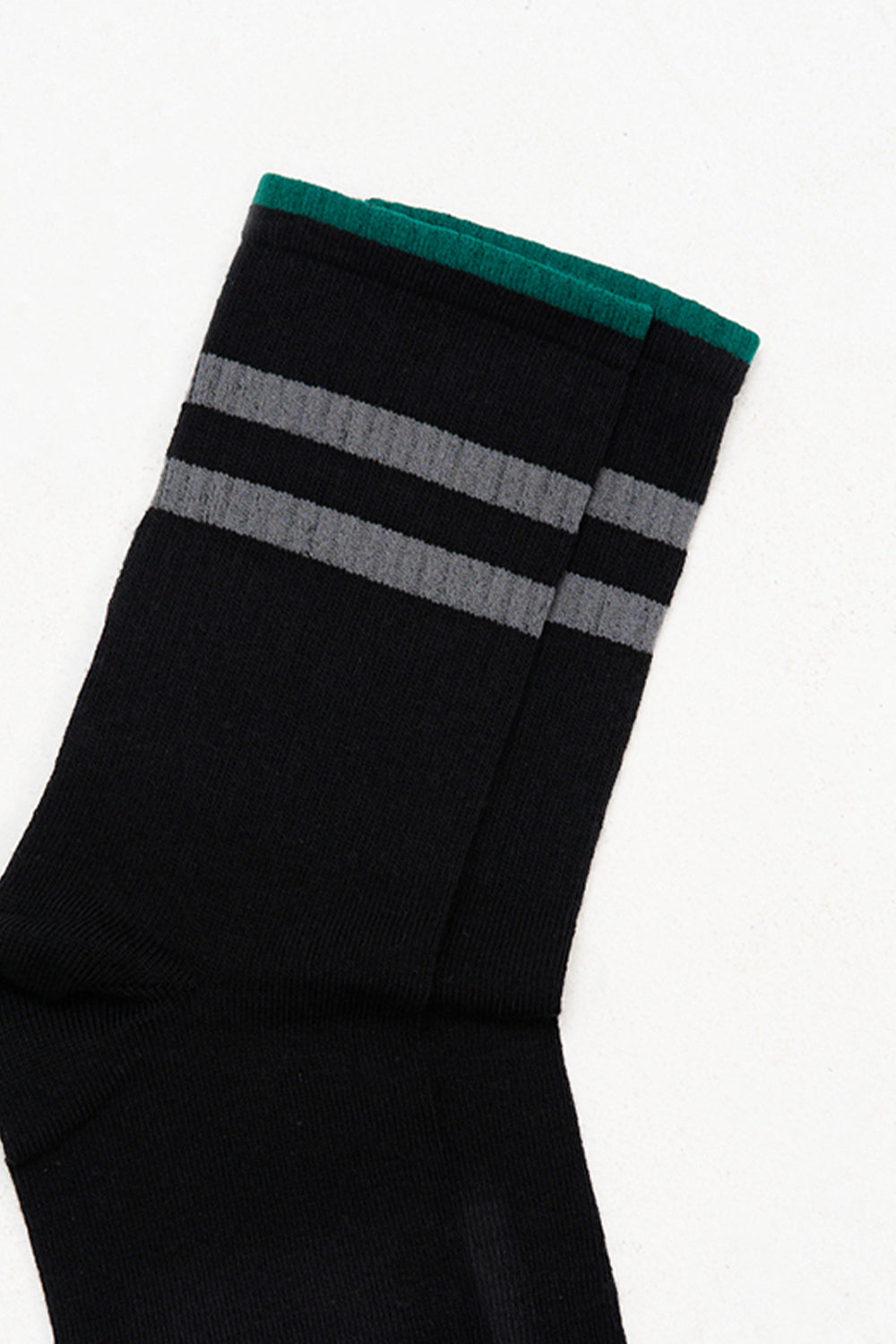 Meia Cano Medio Road Preto