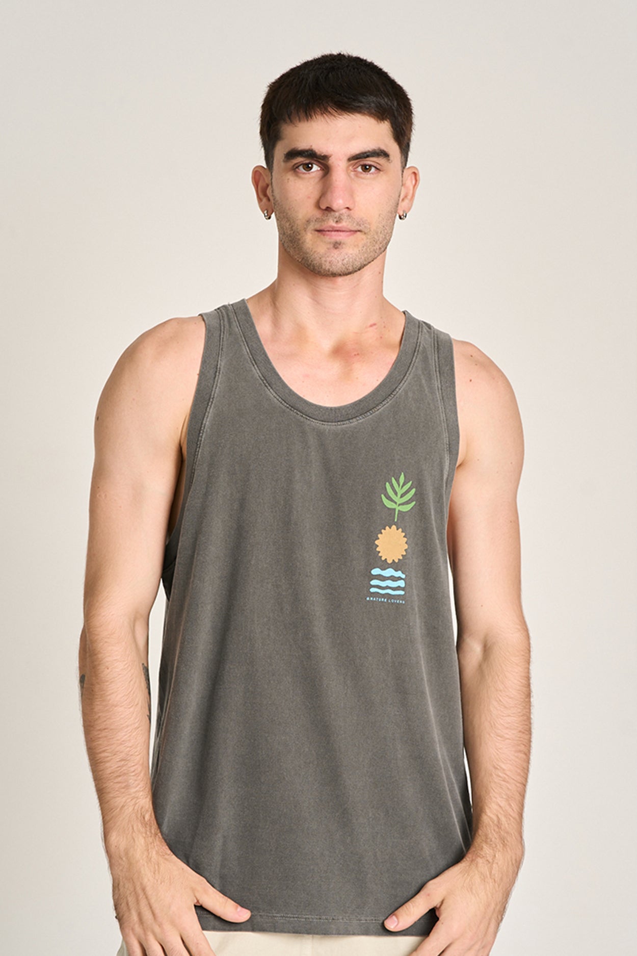 Regata Elementos Stone Preto Stoned
