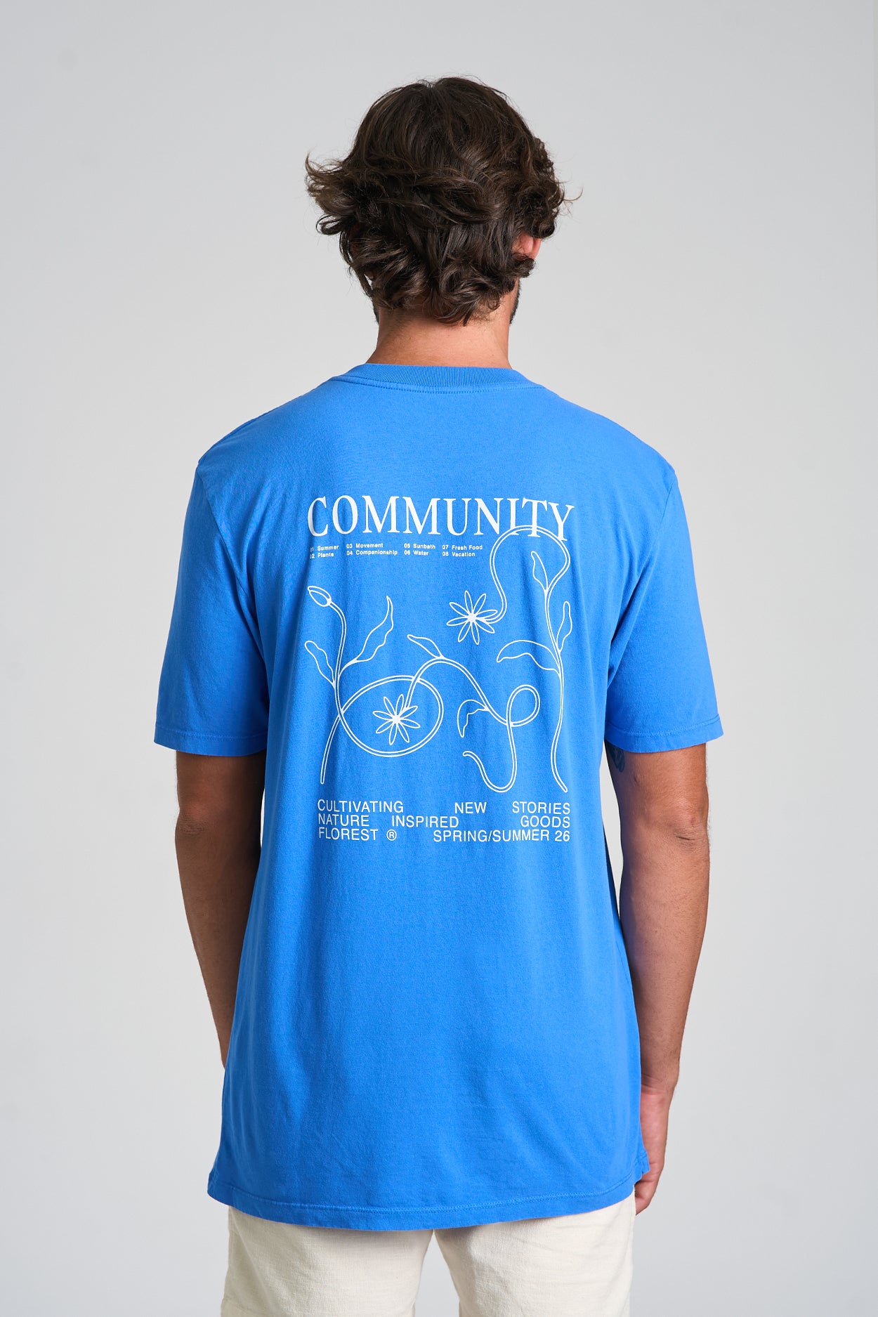 Camiseta Community Over Azul Royal