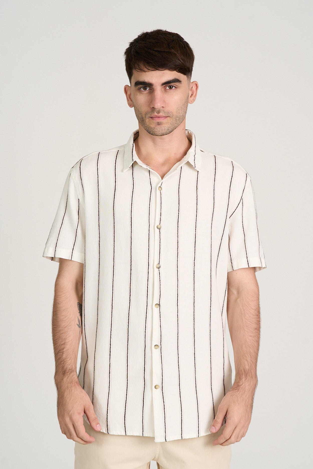 CAMISA WAYS MC Natural