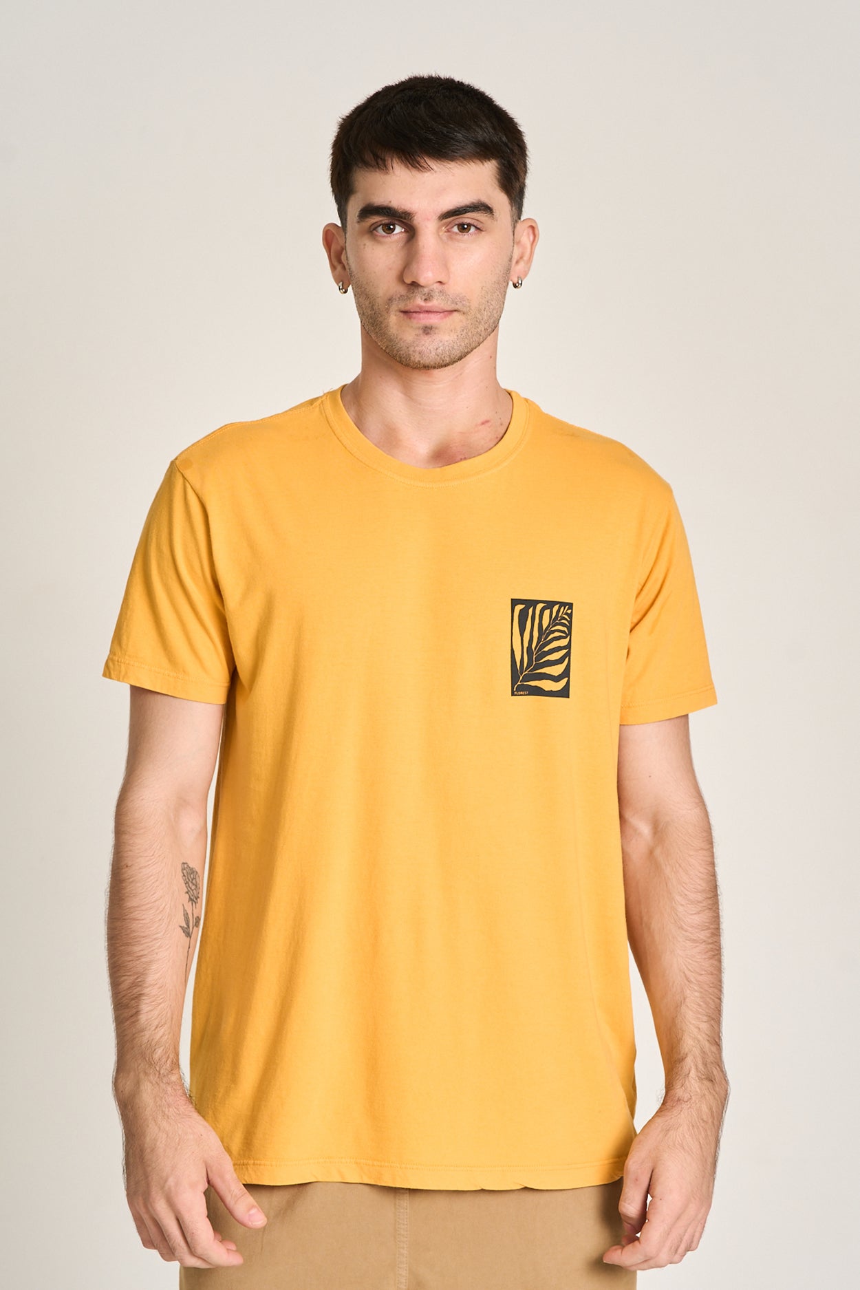 Camiseta Java Stone Mostarda