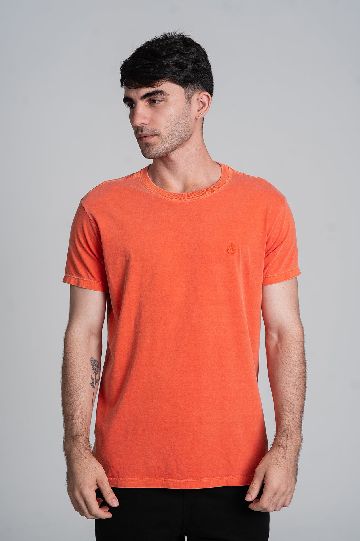 Camiseta Basic Stone Laranja