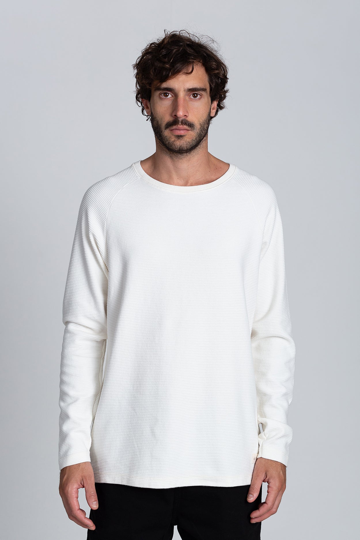 Camiseta Raglan Layer ML Off-White