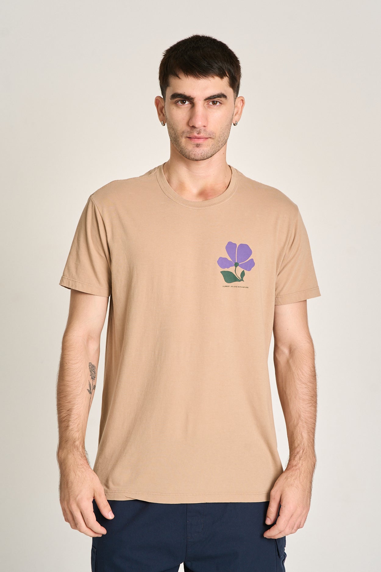 Camiseta Violeta Caqui