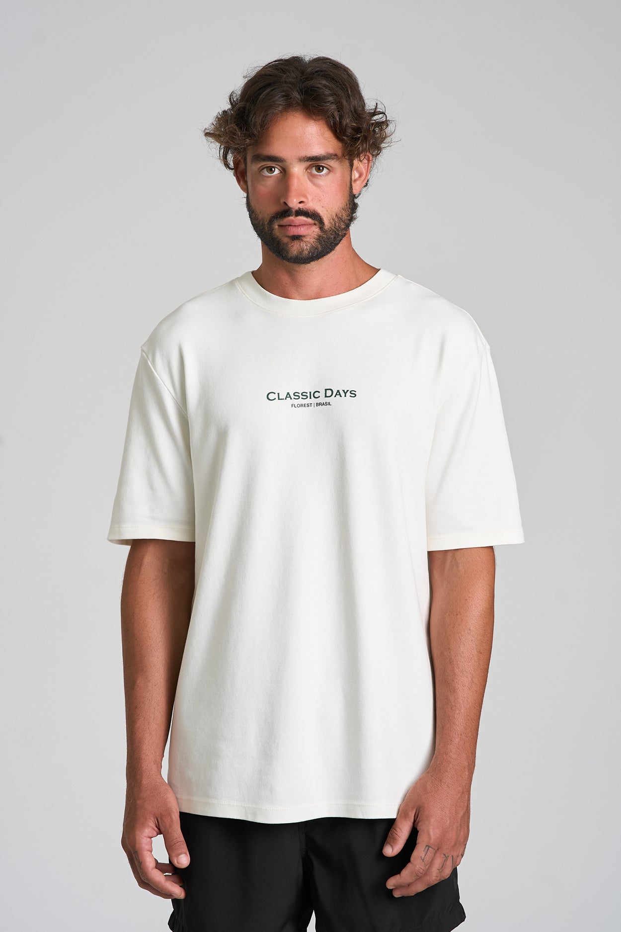 Camiseta Classic Days Over Off-White