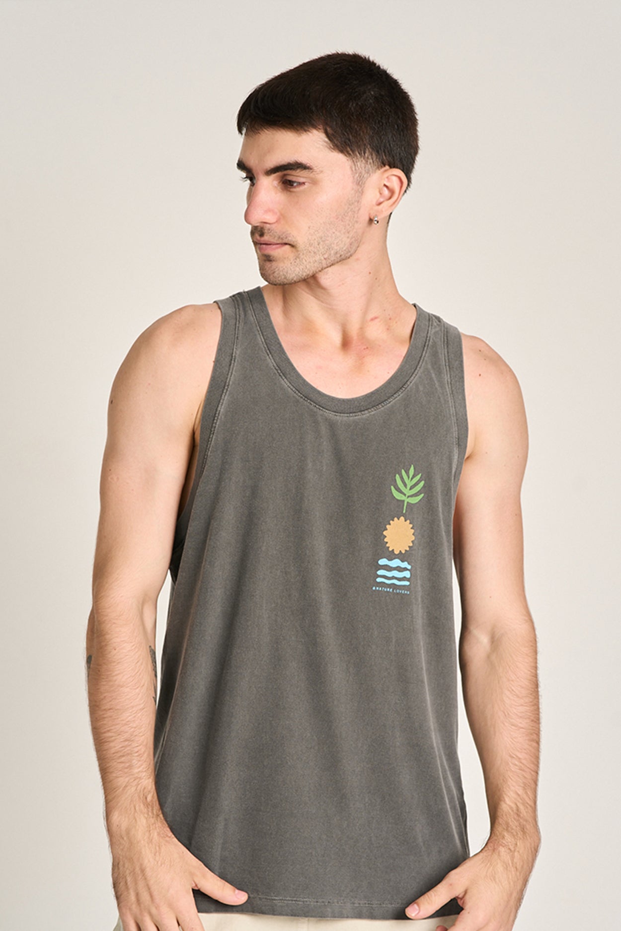Regata Elementos Stone Preto Stoned