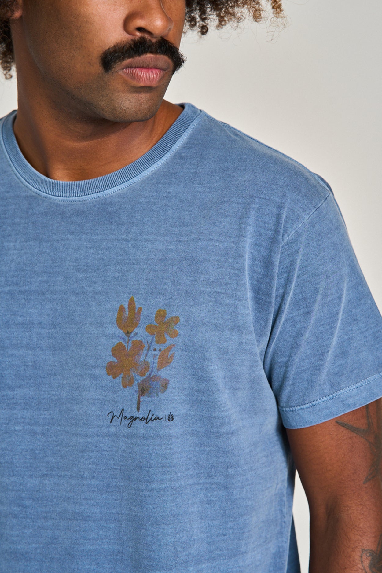 Camiseta Aqua Magnolia Azul