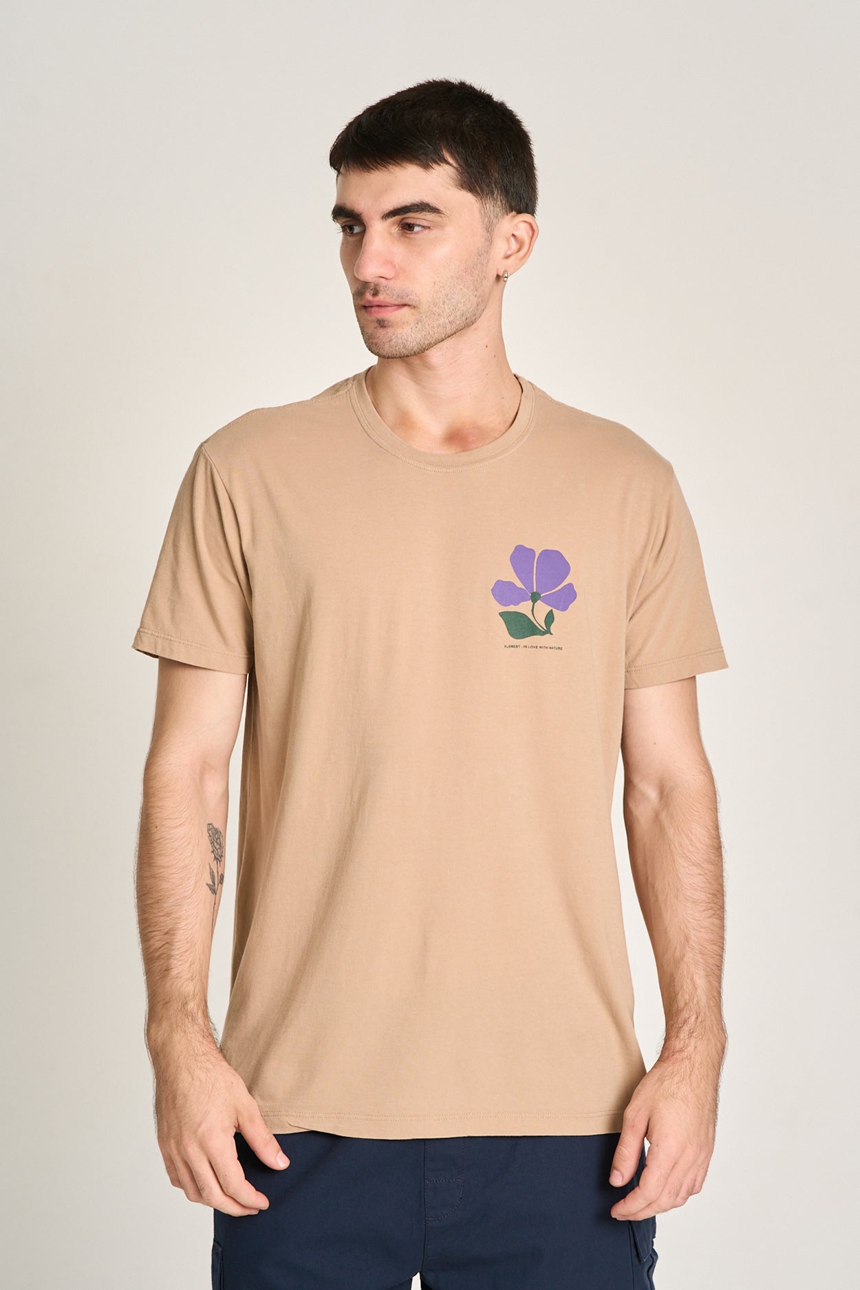 Camiseta Violeta Caqui