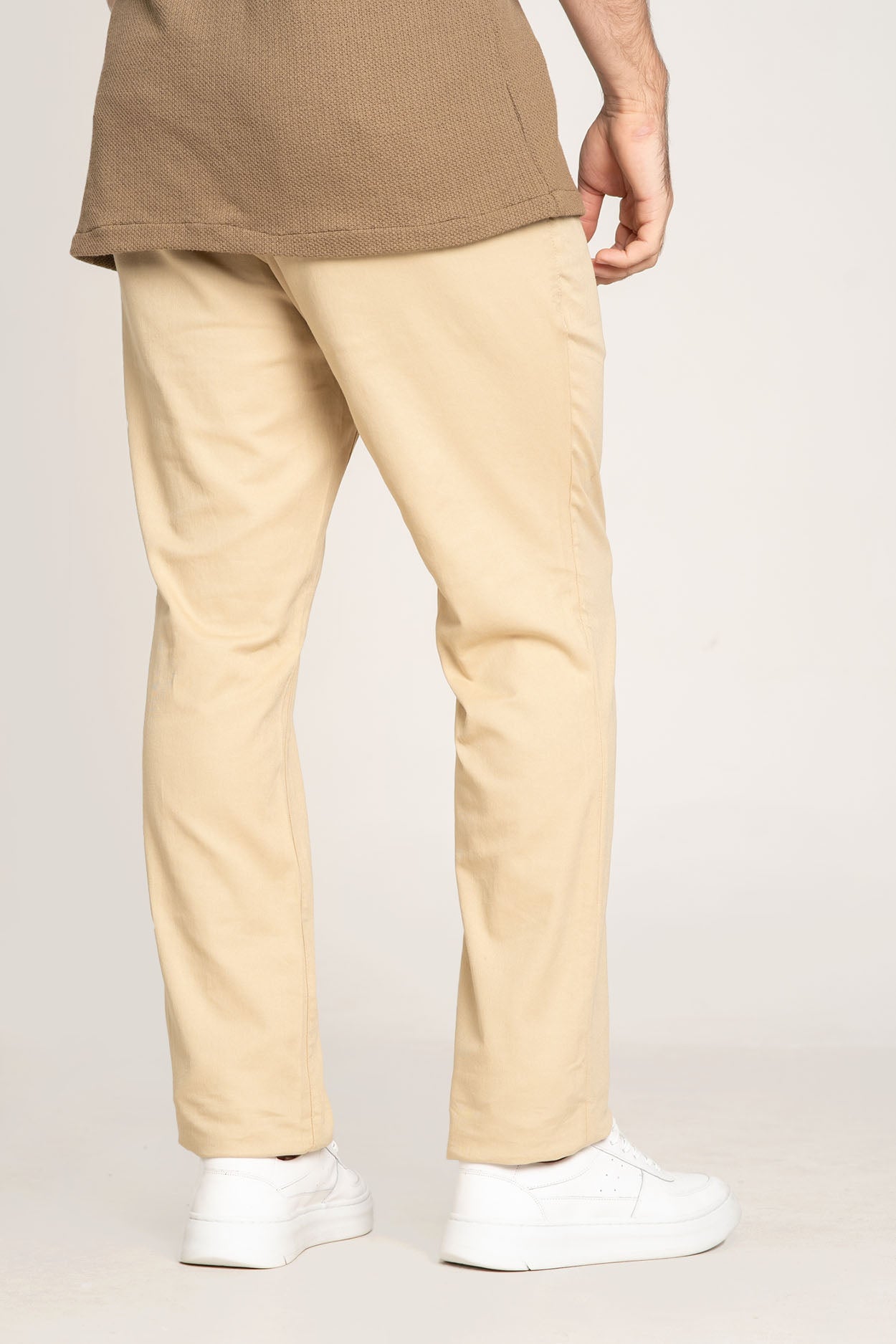 Calça Juta Caqui