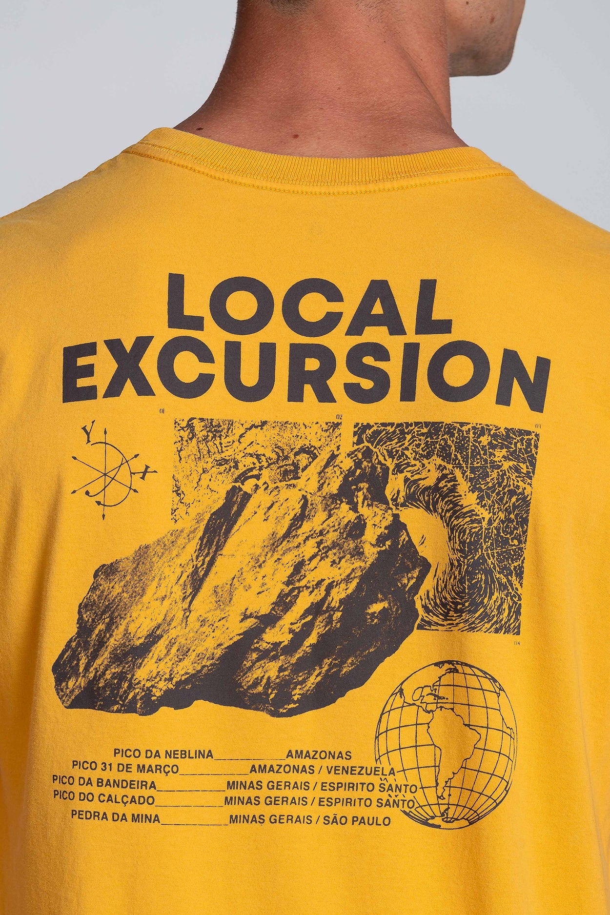 Camiseta Local Excursion Mostarda