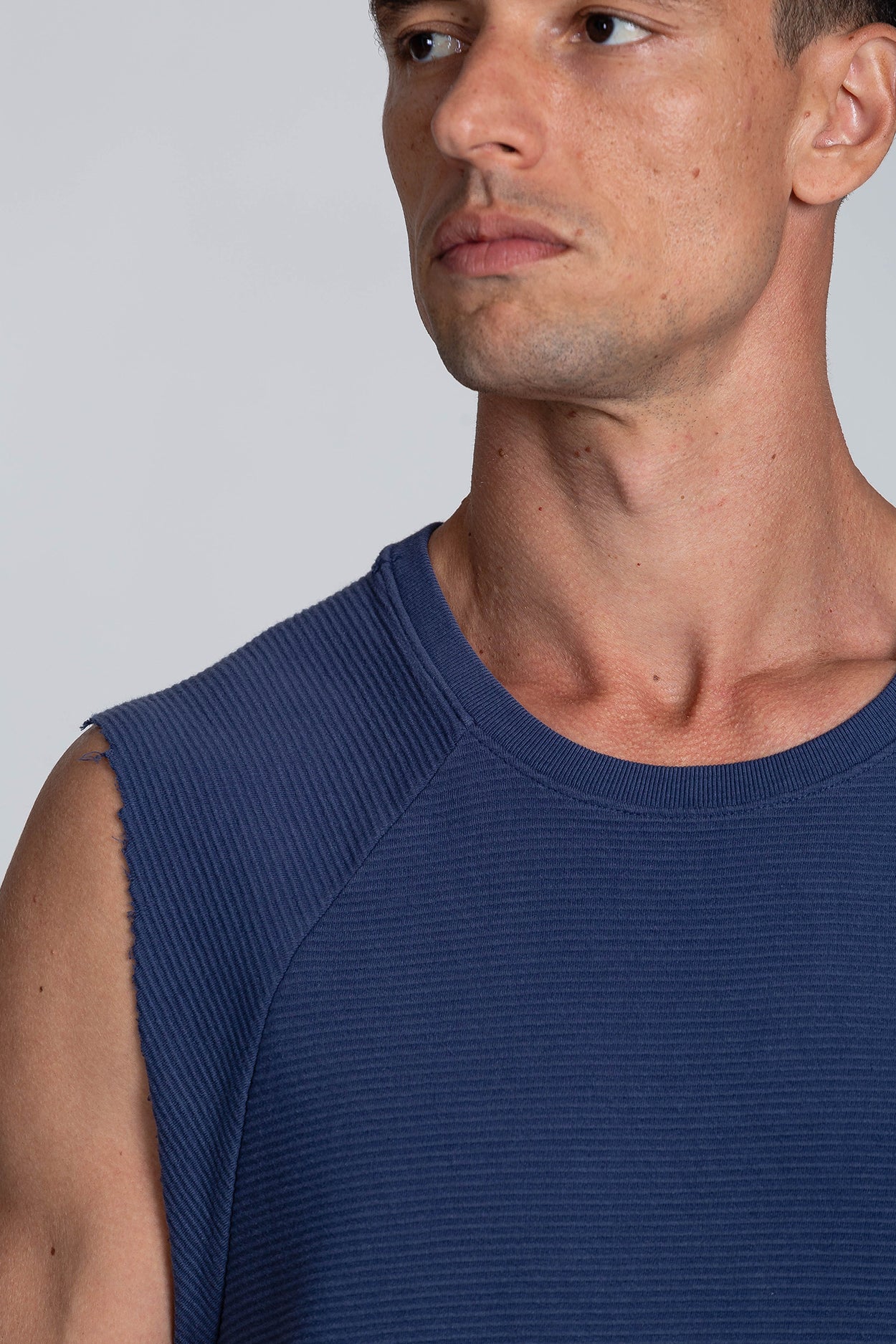 Regata Raglan Layer Azul Denim