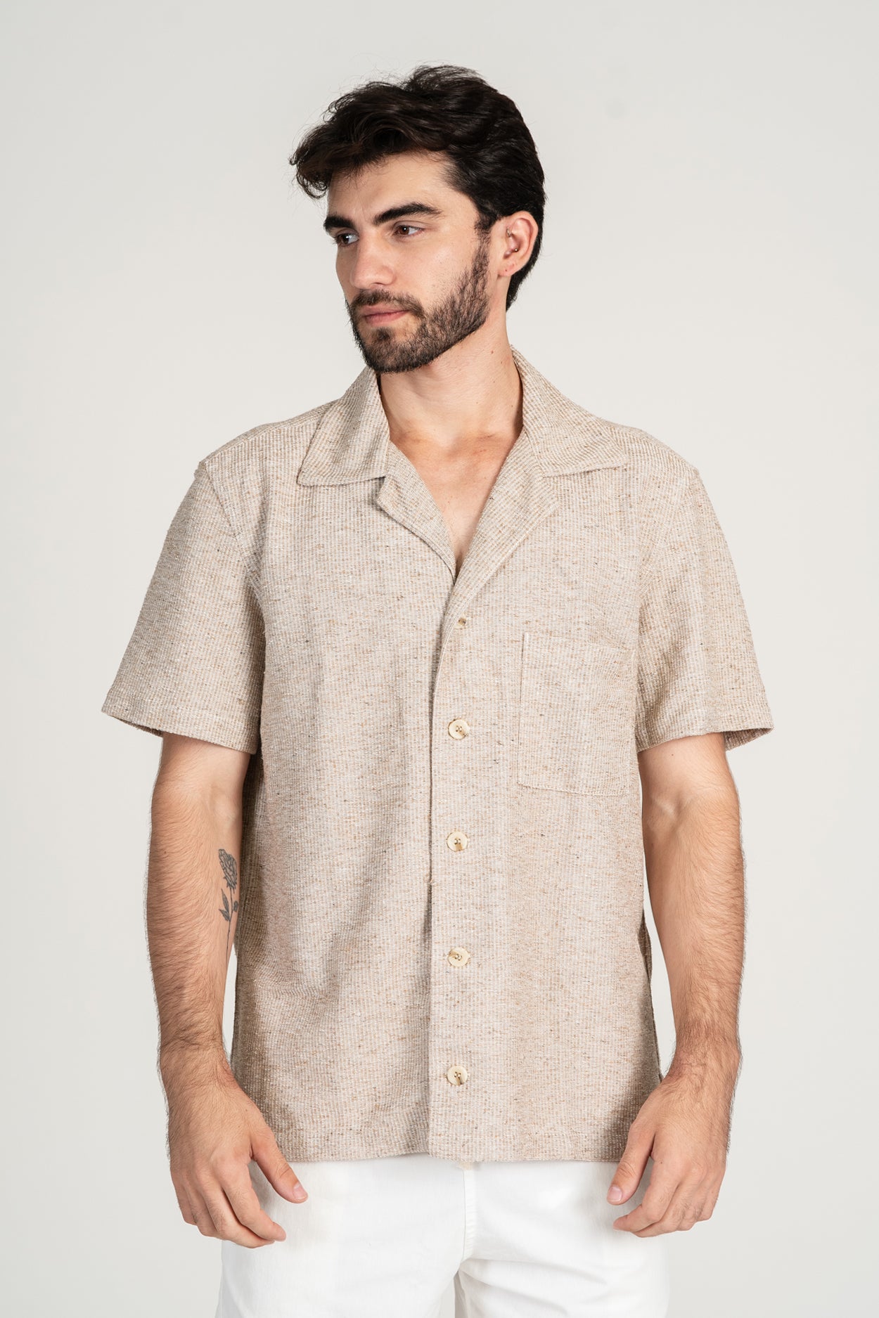 CAMISA MICRO MC Natural