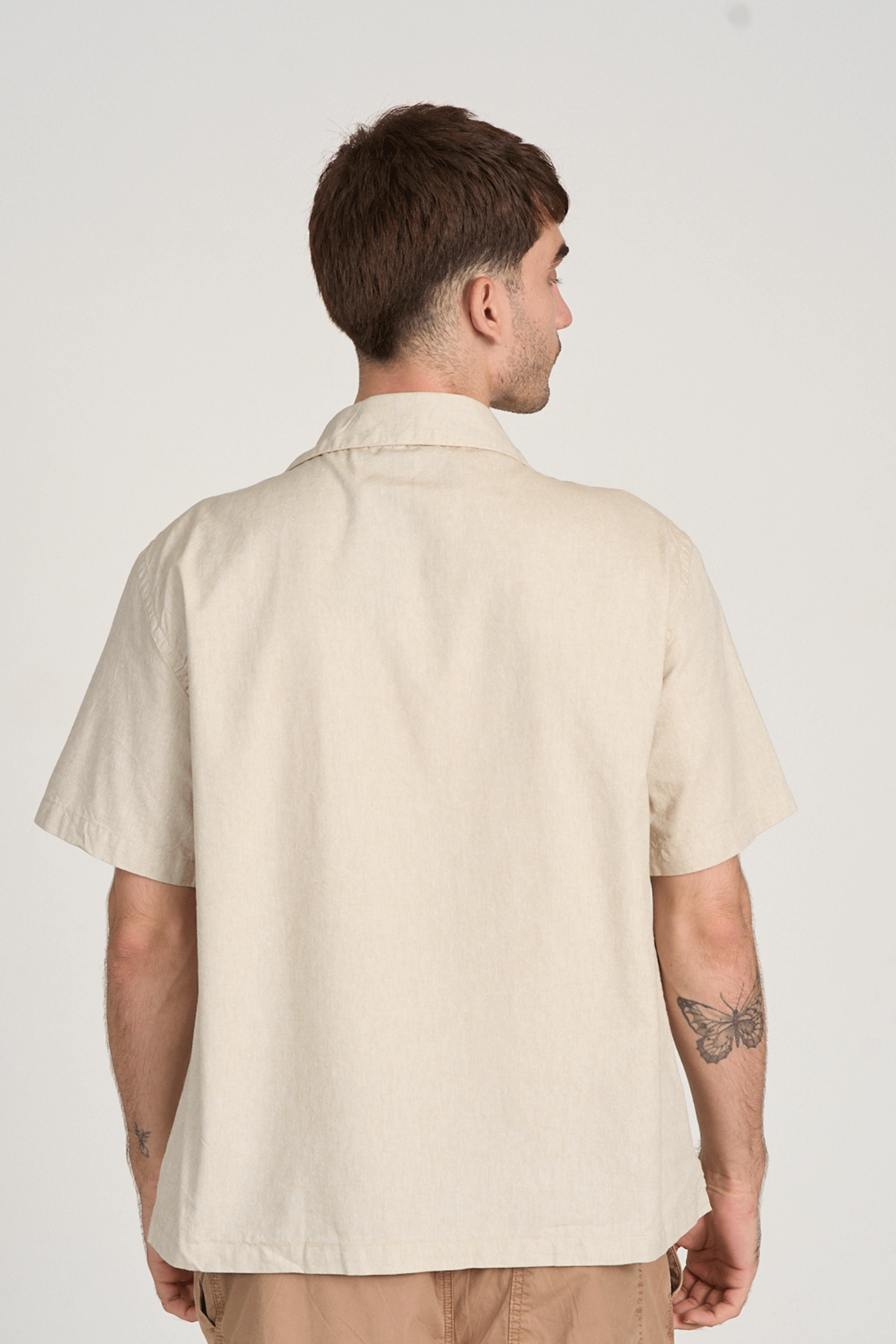 Camisa Manha MC Areia