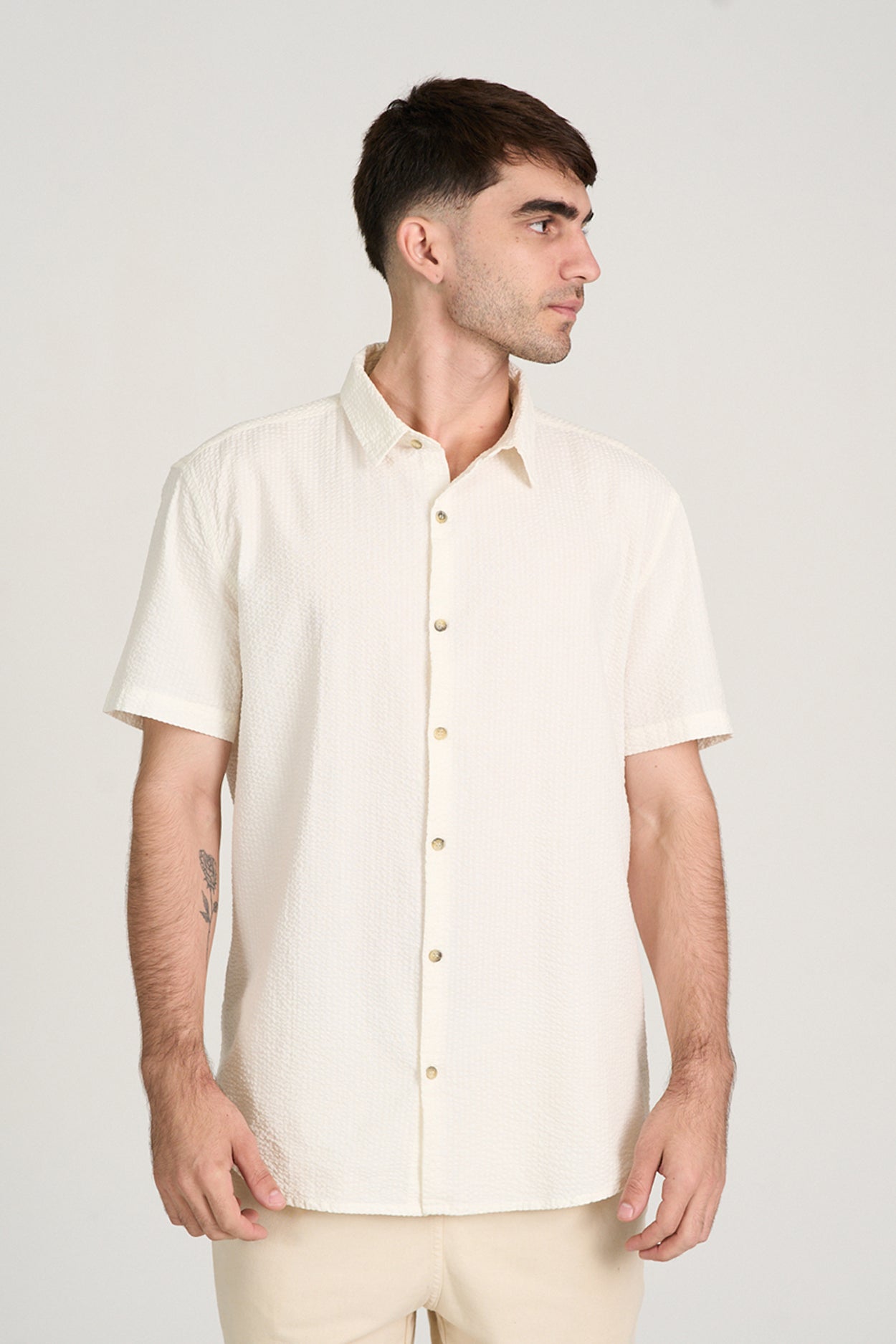 CAMISA COMFY MC Off-White