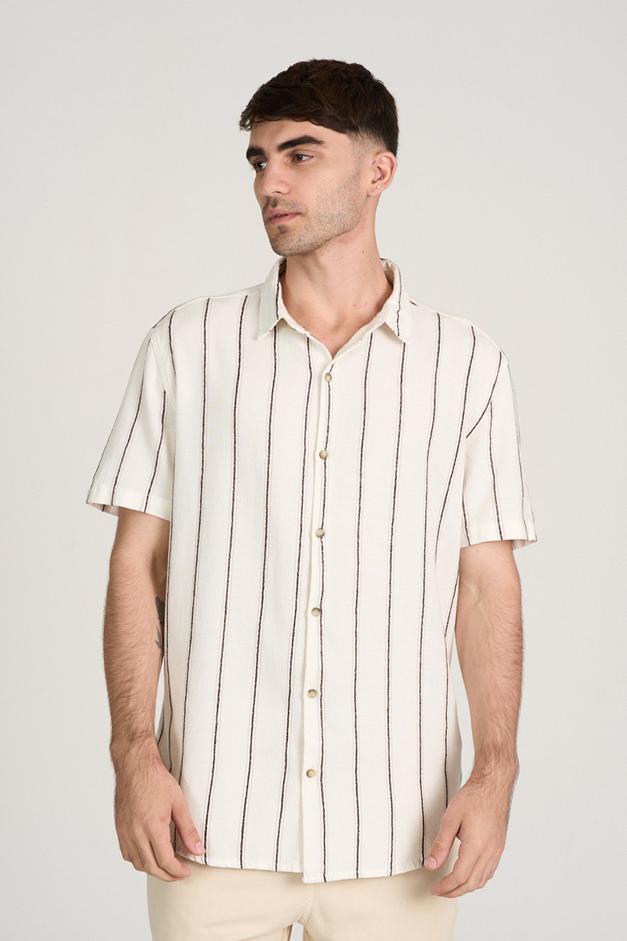 CAMISA WAYS MC Natural