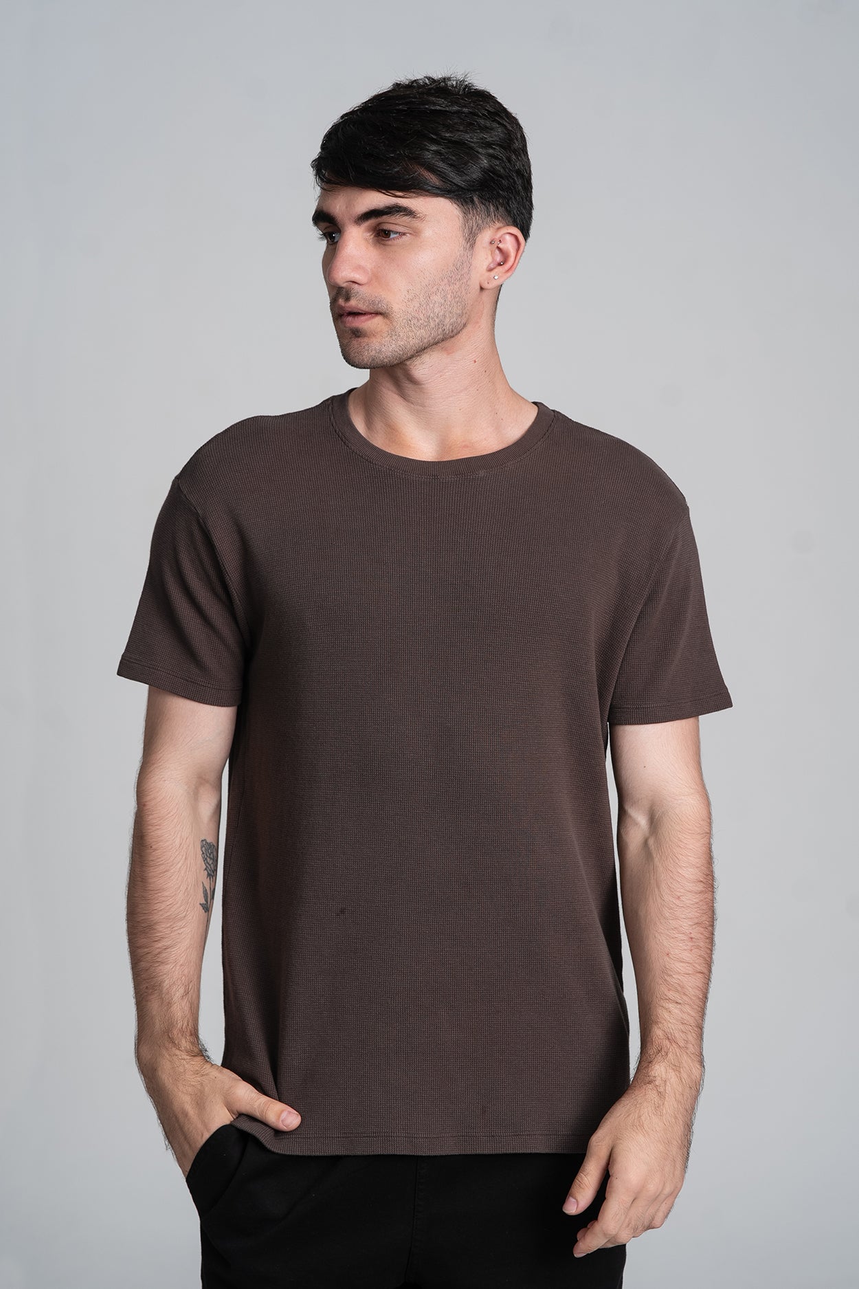 Camiseta Quadrile Marrom