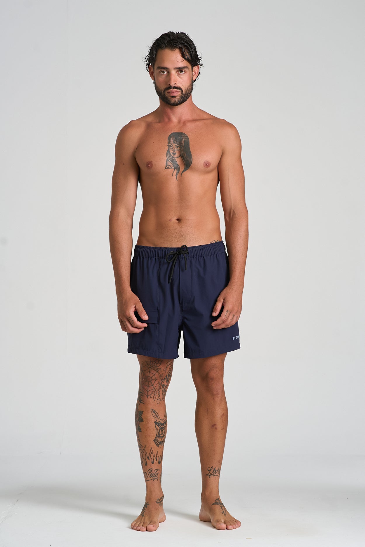 Short Classy Azul Marinho