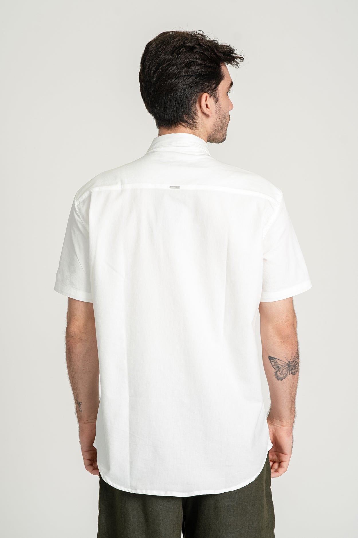 Camisa Tramas MC Off-White