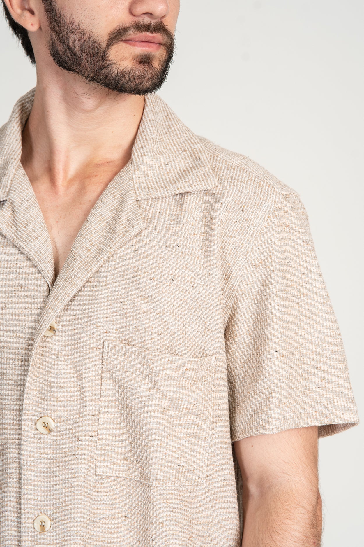 CAMISA MICRO MC Natural